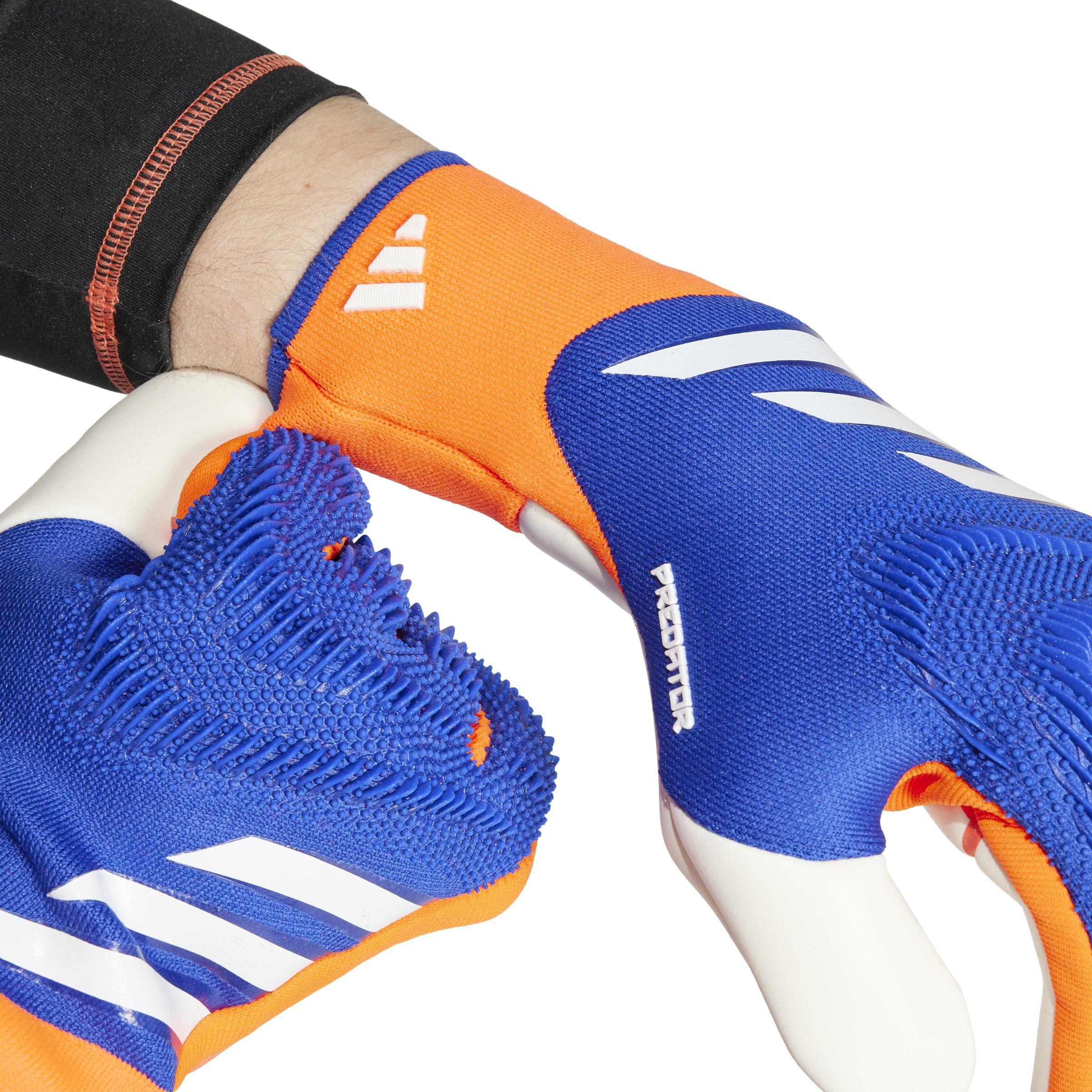 Unisex Predator Pro Goalkeeper Gloves, Blue, , large image number 3