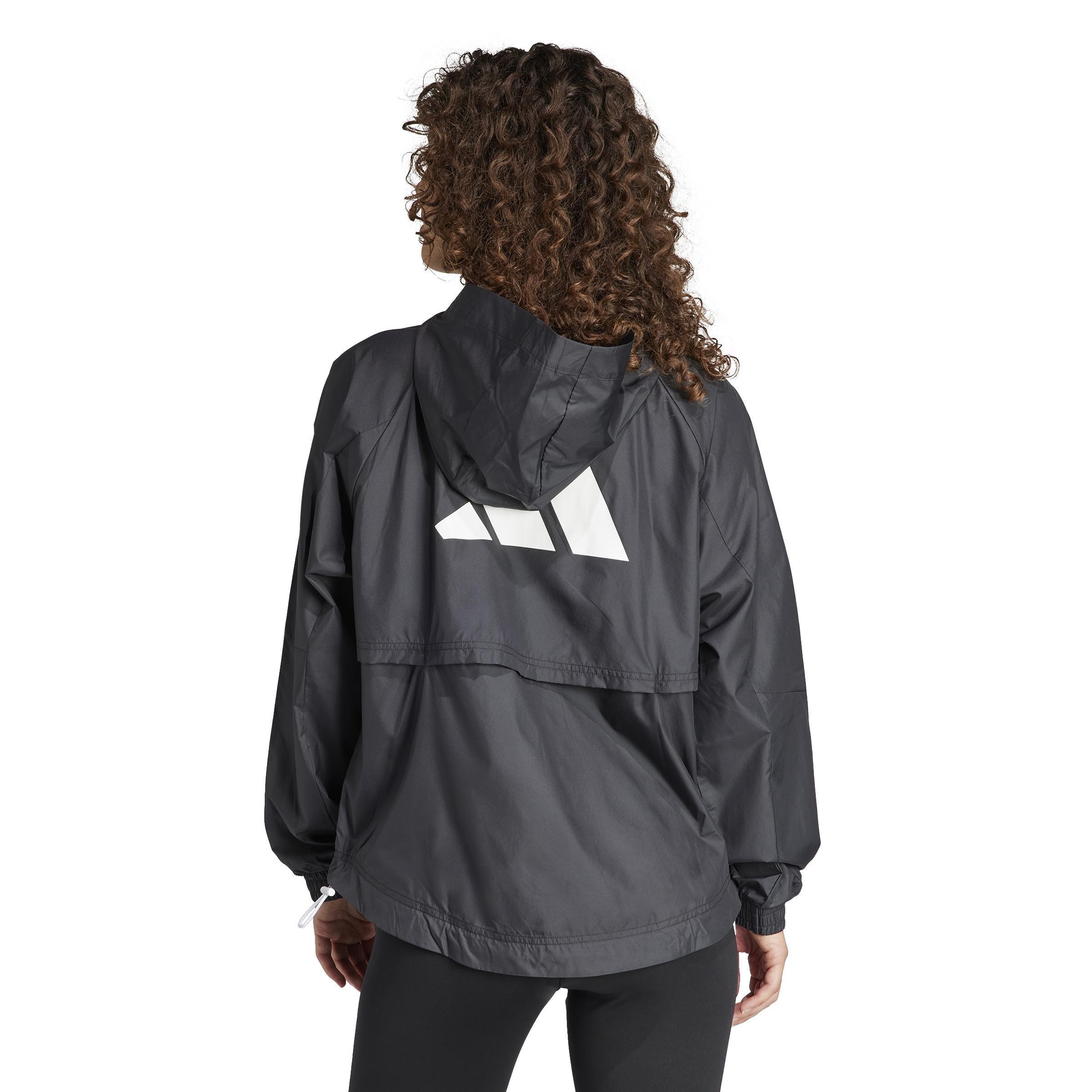 WIND.RDY Hyperglam Windbreaker, Black, A901_ONE, large image number 4