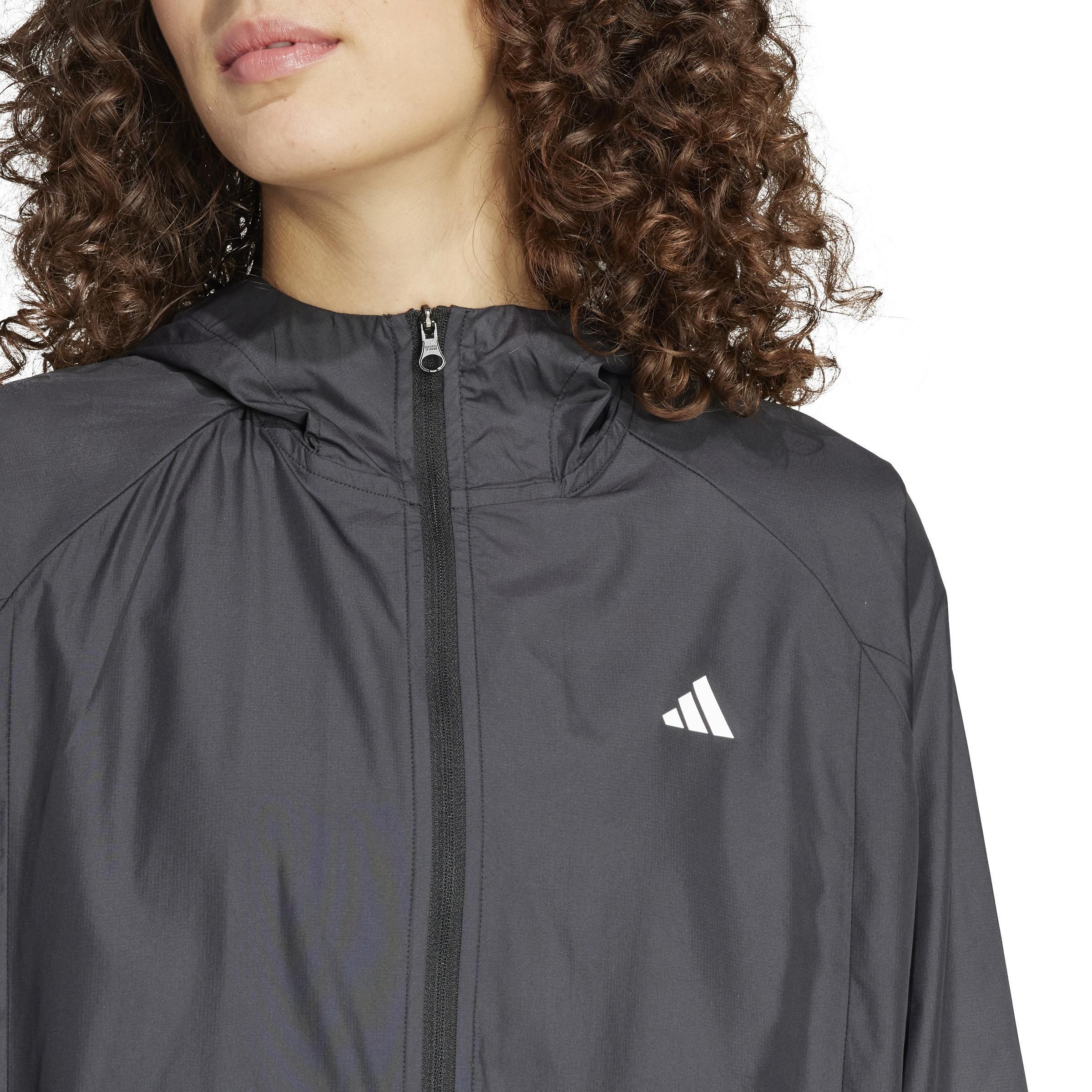 WIND.RDY Hyperglam Windbreaker, Black, A901_ONE, large image number 6