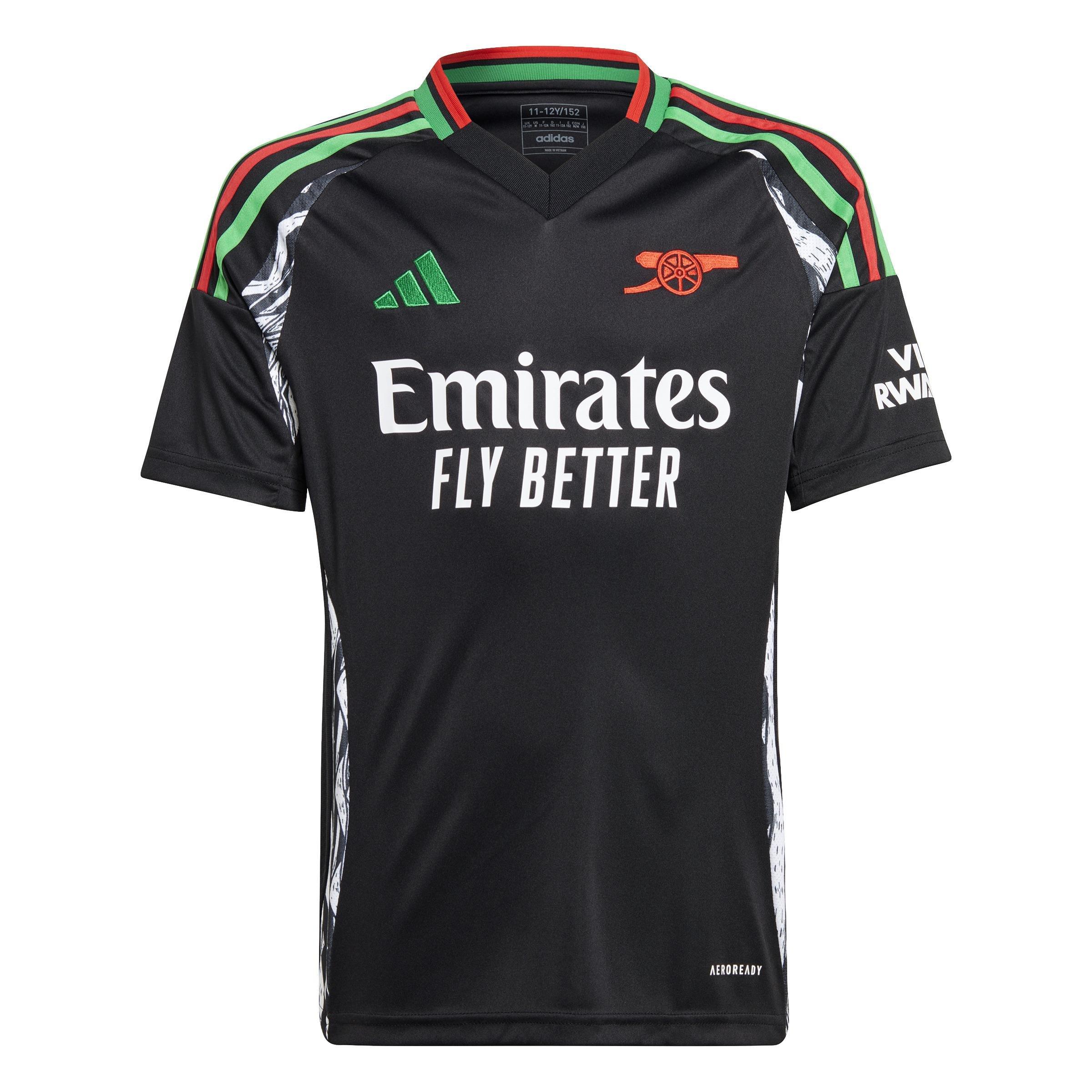 Kids Arsenal 24/25 Away Jersey, Black