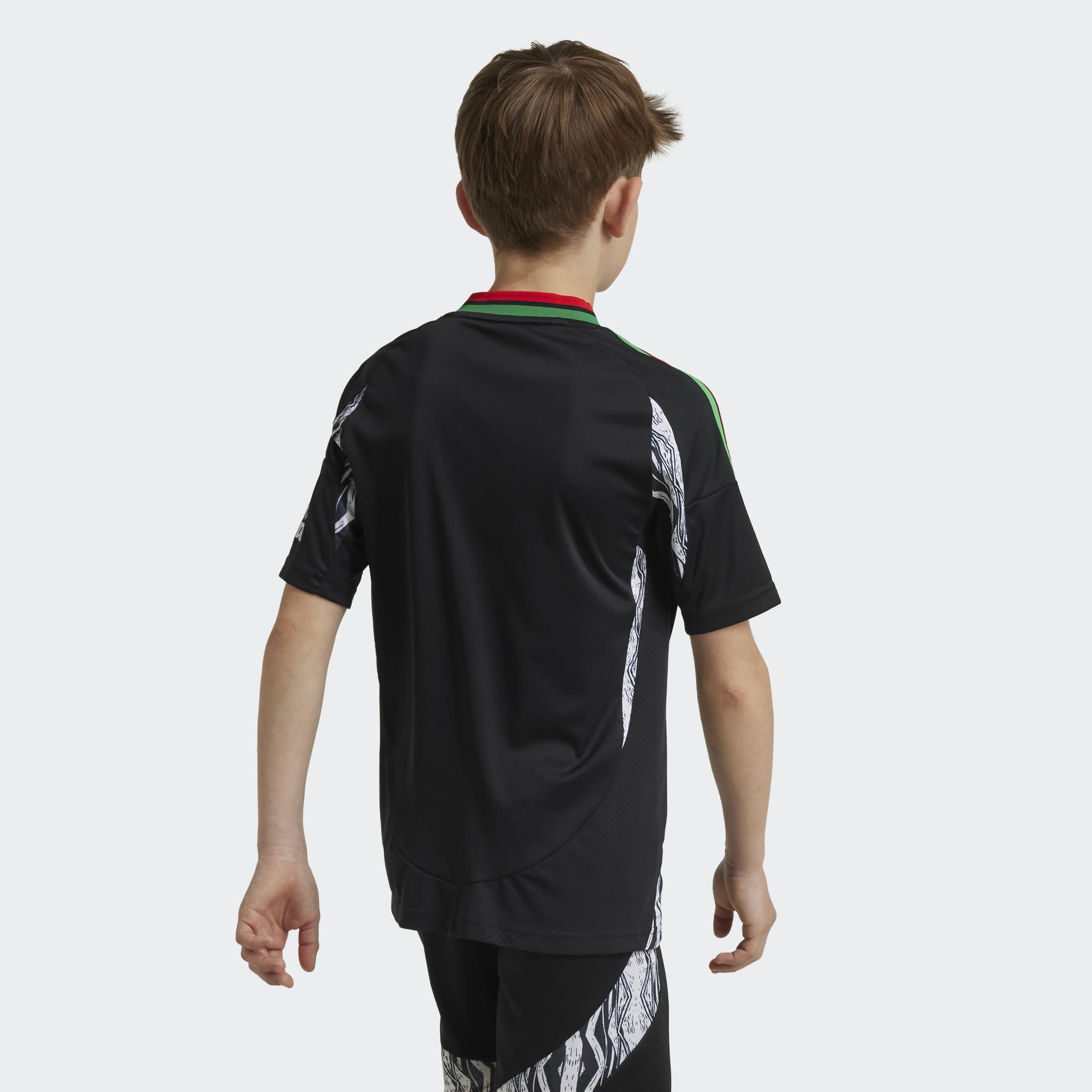 Kids Arsenal 24/25 Away Jersey, Black, A901_ONE, large image number 7