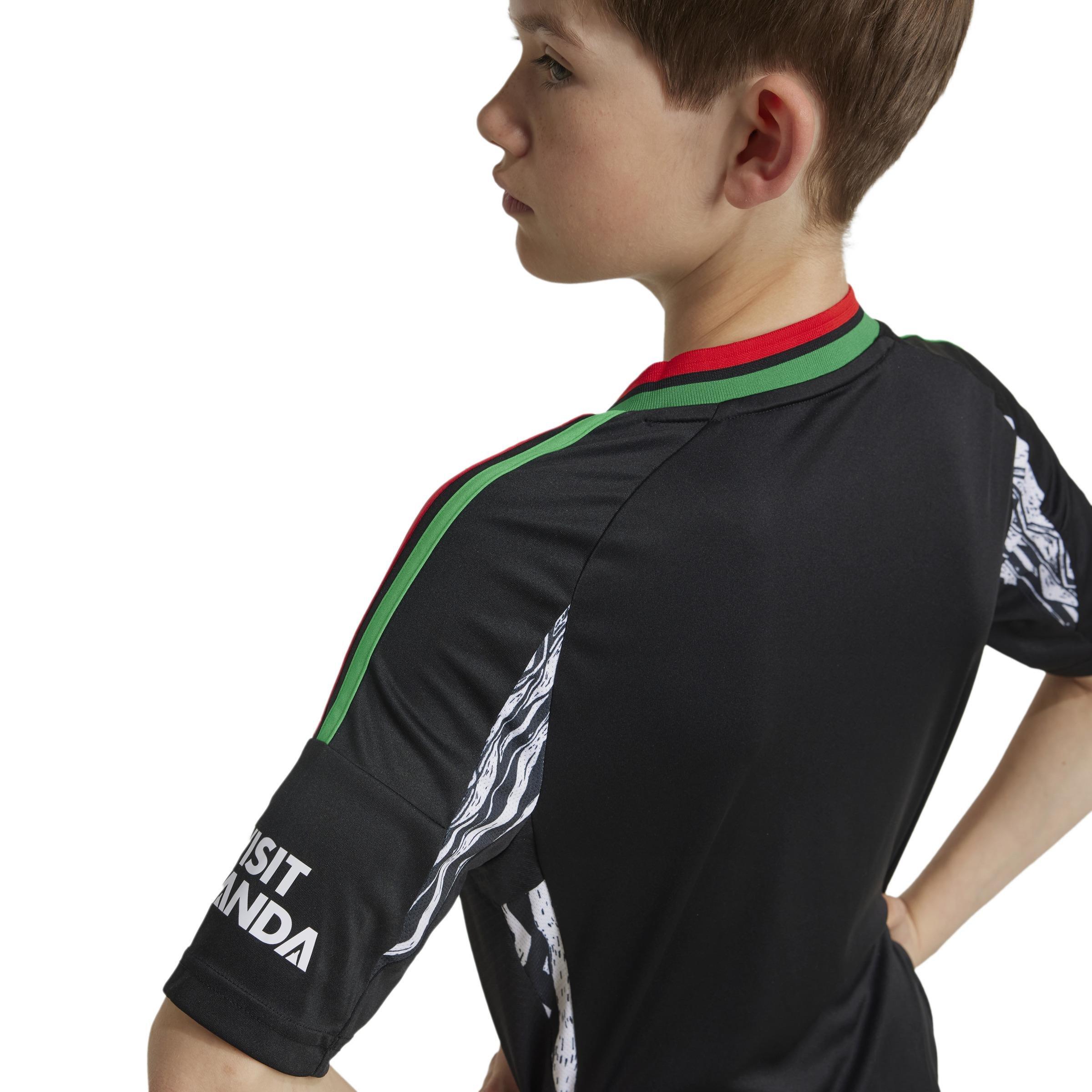 Kids Arsenal 24/25 Away Jersey, Black, A901_ONE, large image number 10