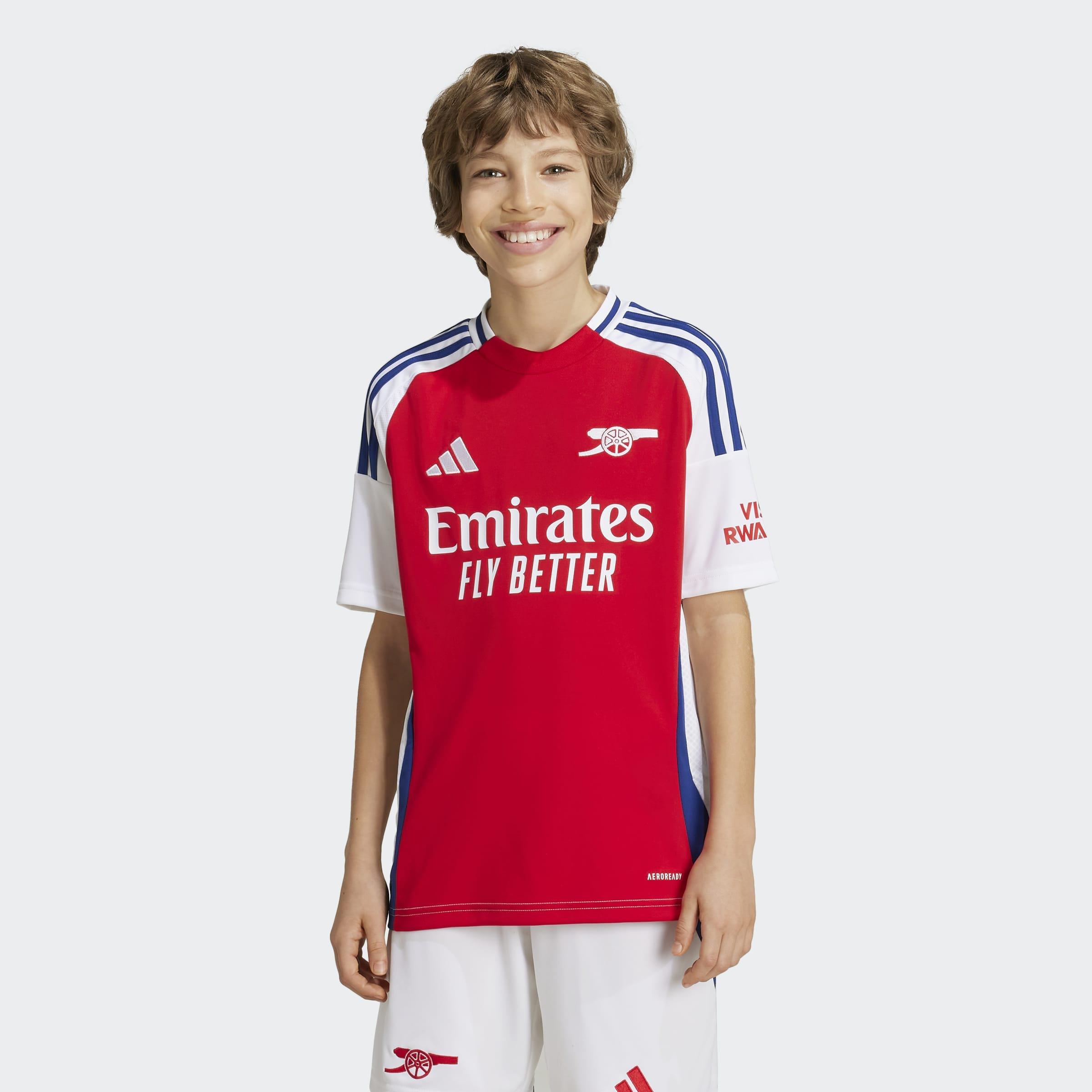 Kids Arsenal 24/25 Home Jersey, Red, A901_ONE, large image number 6