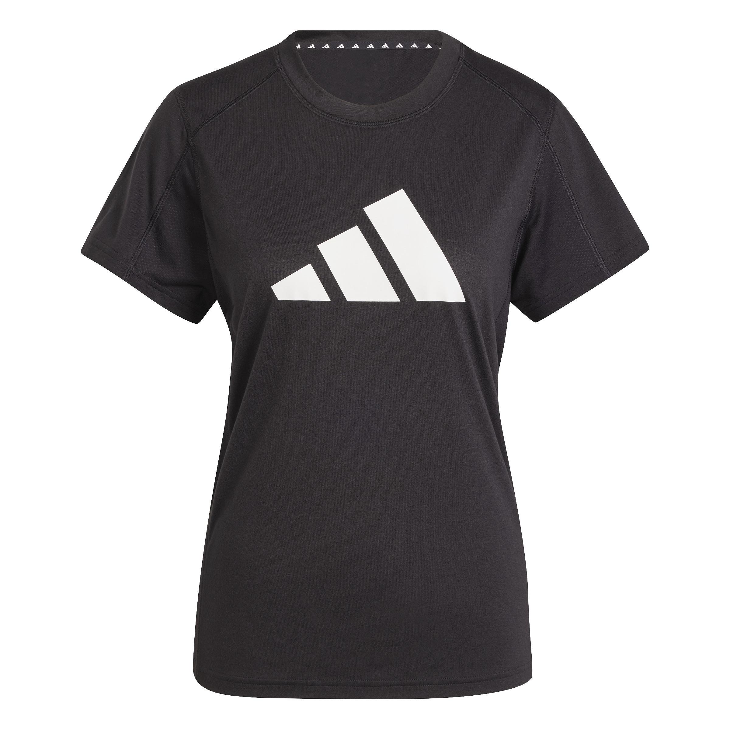 Train Essentials Big Performance Logo Training T-Shirt, Black, A901_ONE, large image number 0