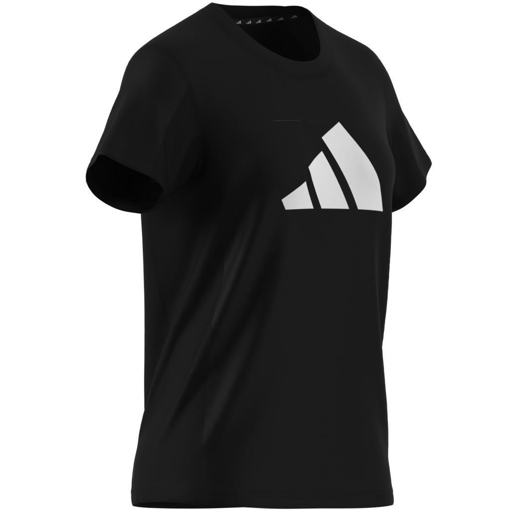 Train Essentials Big Performance Logo Training T-Shirt, Black, A901_ONE, large image number 6