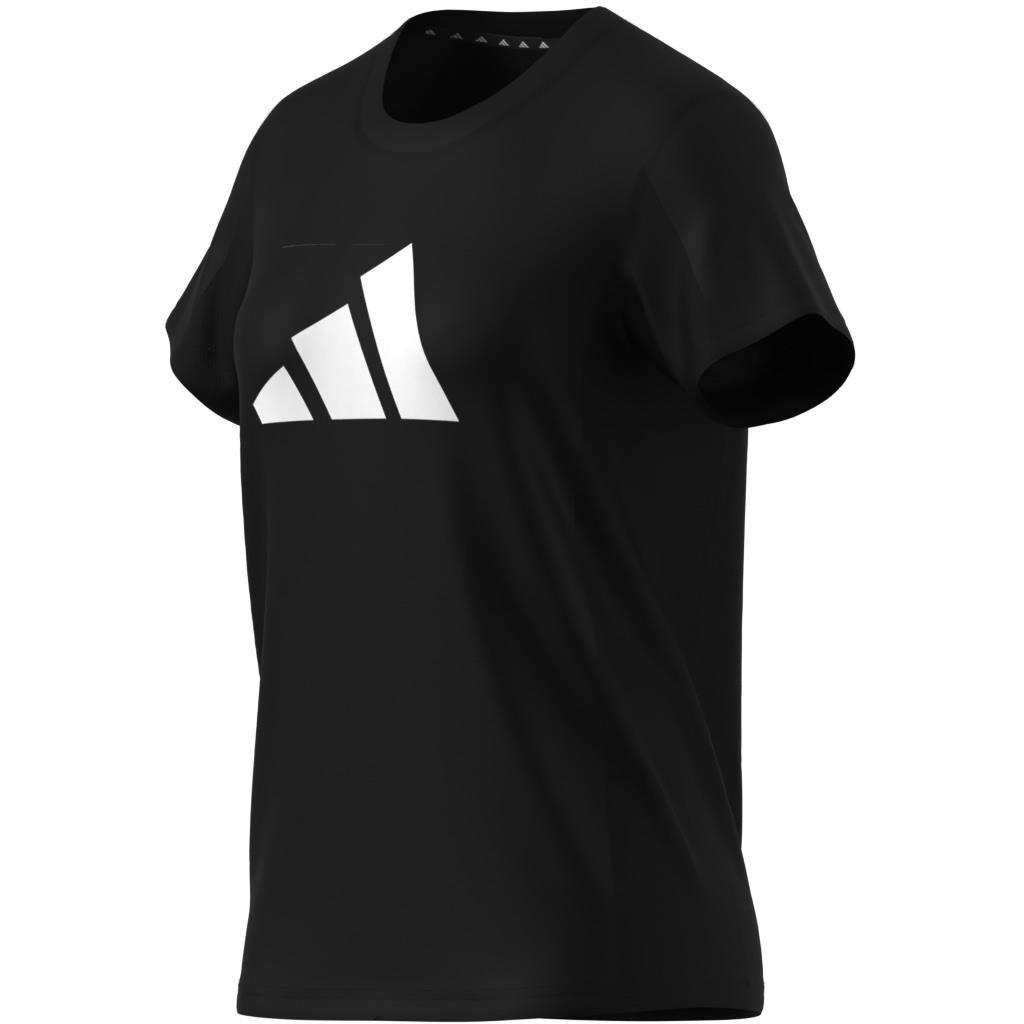 Train Essentials Big Performance Logo Training T-Shirt, Black, A901_ONE, large image number 10