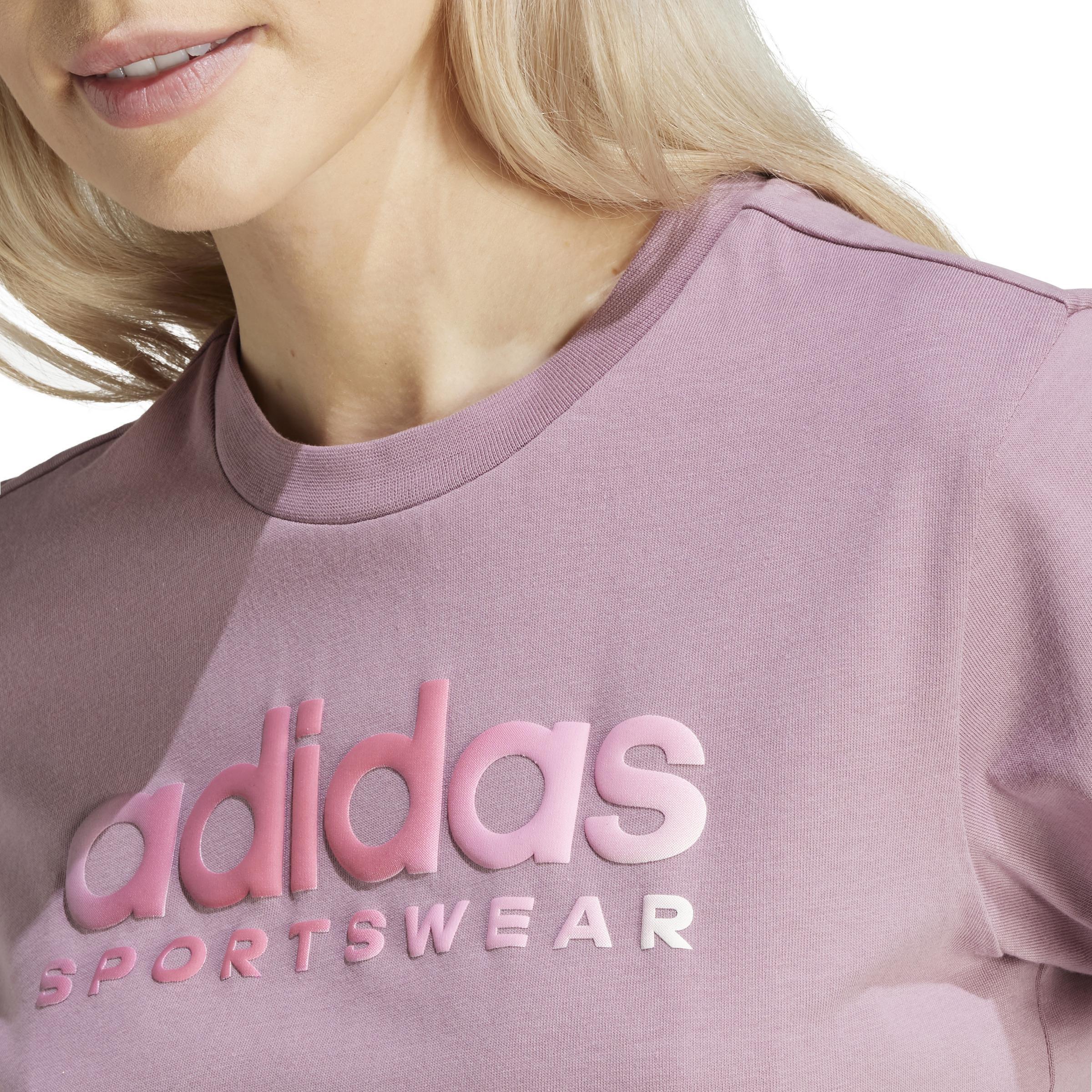 The Soft Side Linear T-Shirt, Pink, , large image number 8
