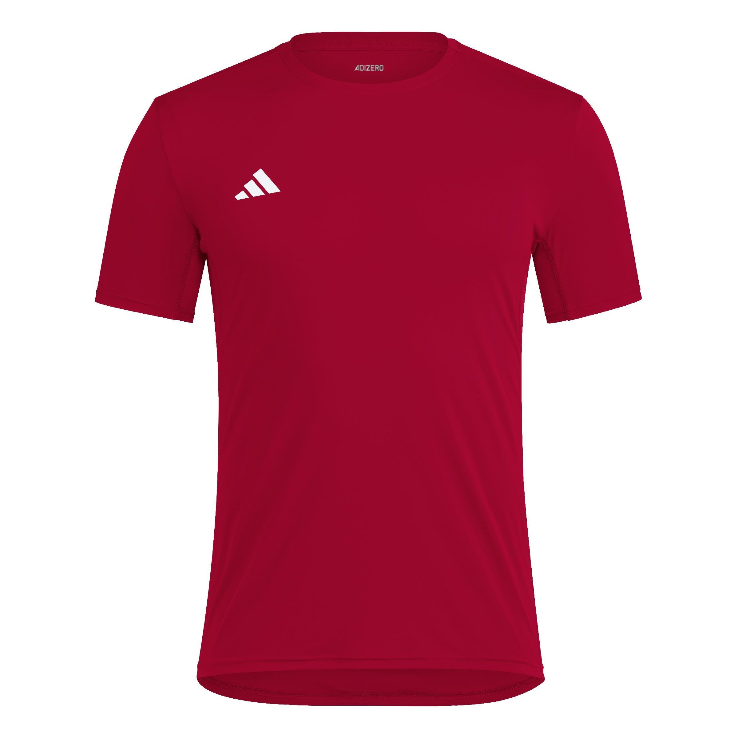 Adizero Essentials Running T-Shirt, Red, A901_ONE, large image number 2
