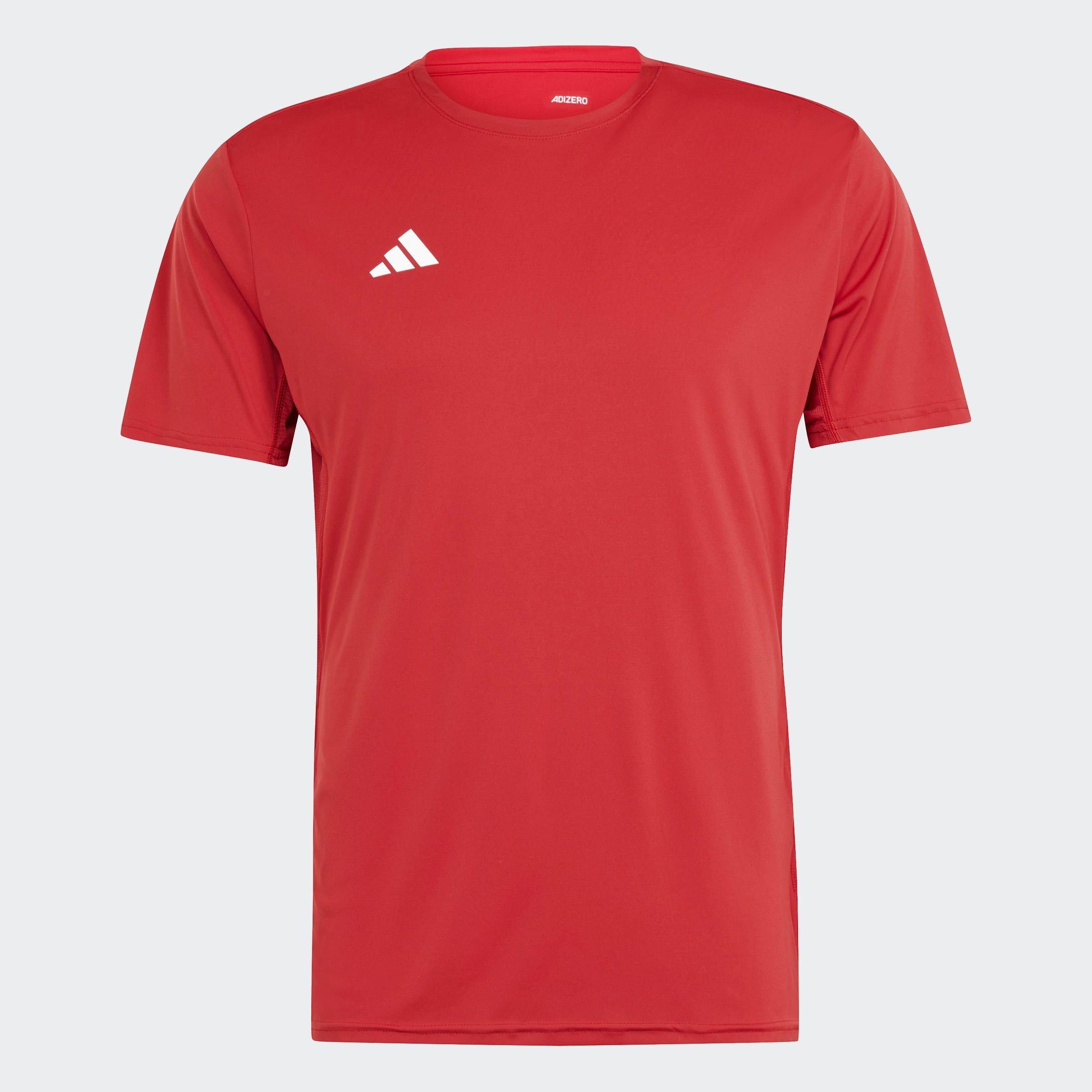 Adizero Essentials Running T-Shirt, Red, A901_ONE, large image number 3