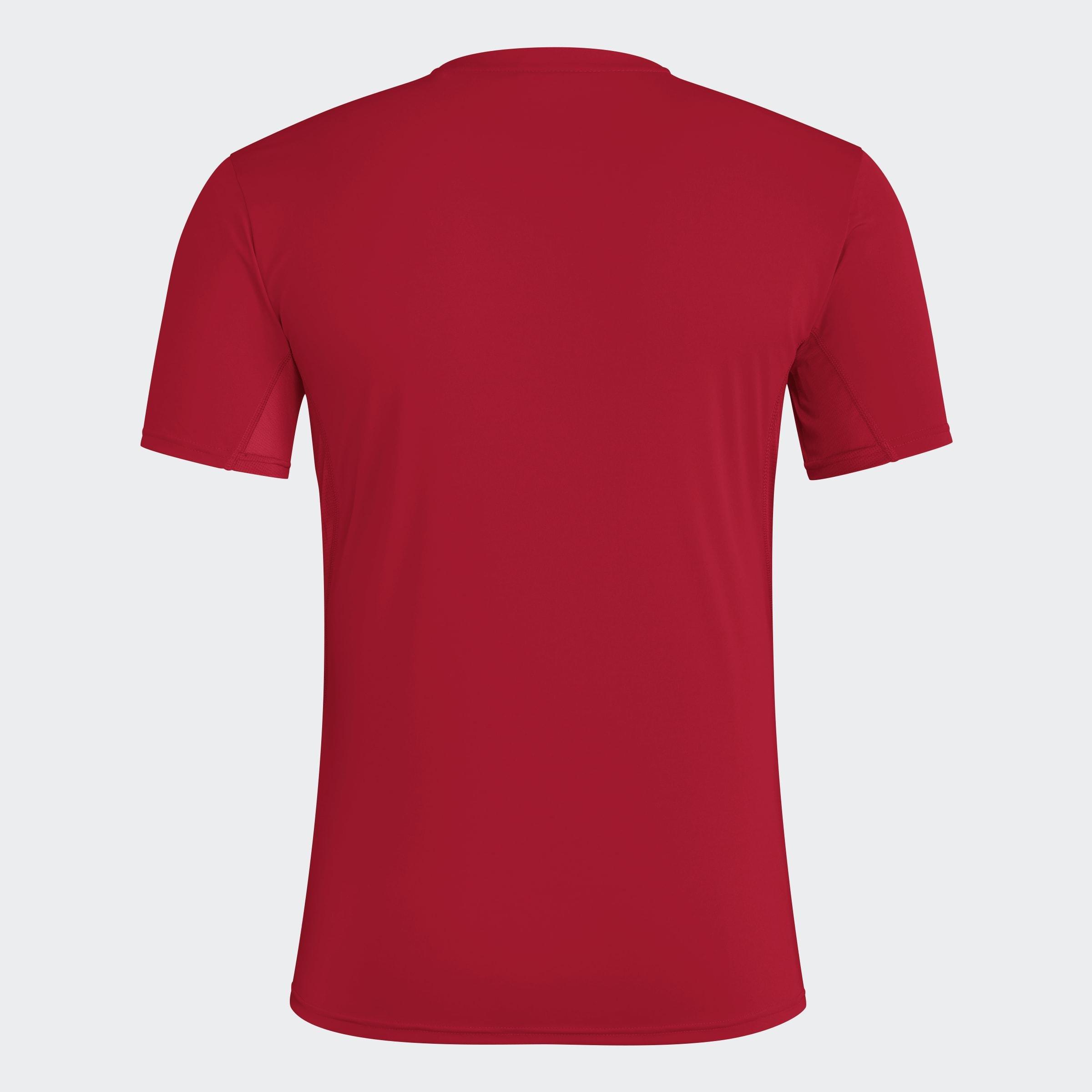 Adizero Essentials Running T-Shirt, Red, A901_ONE, large image number 7