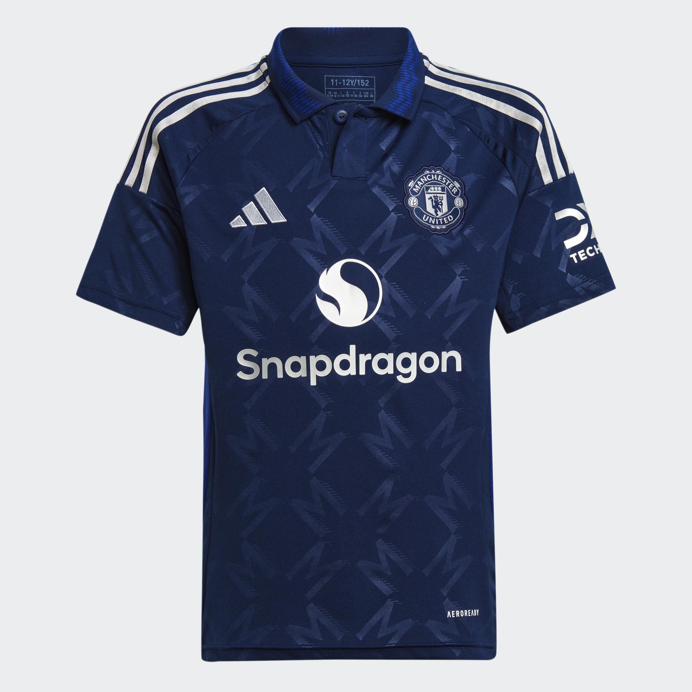Kids Unisex Manchester United 24/25 Away Jersey, Blue, A901_ONE, large image number 0