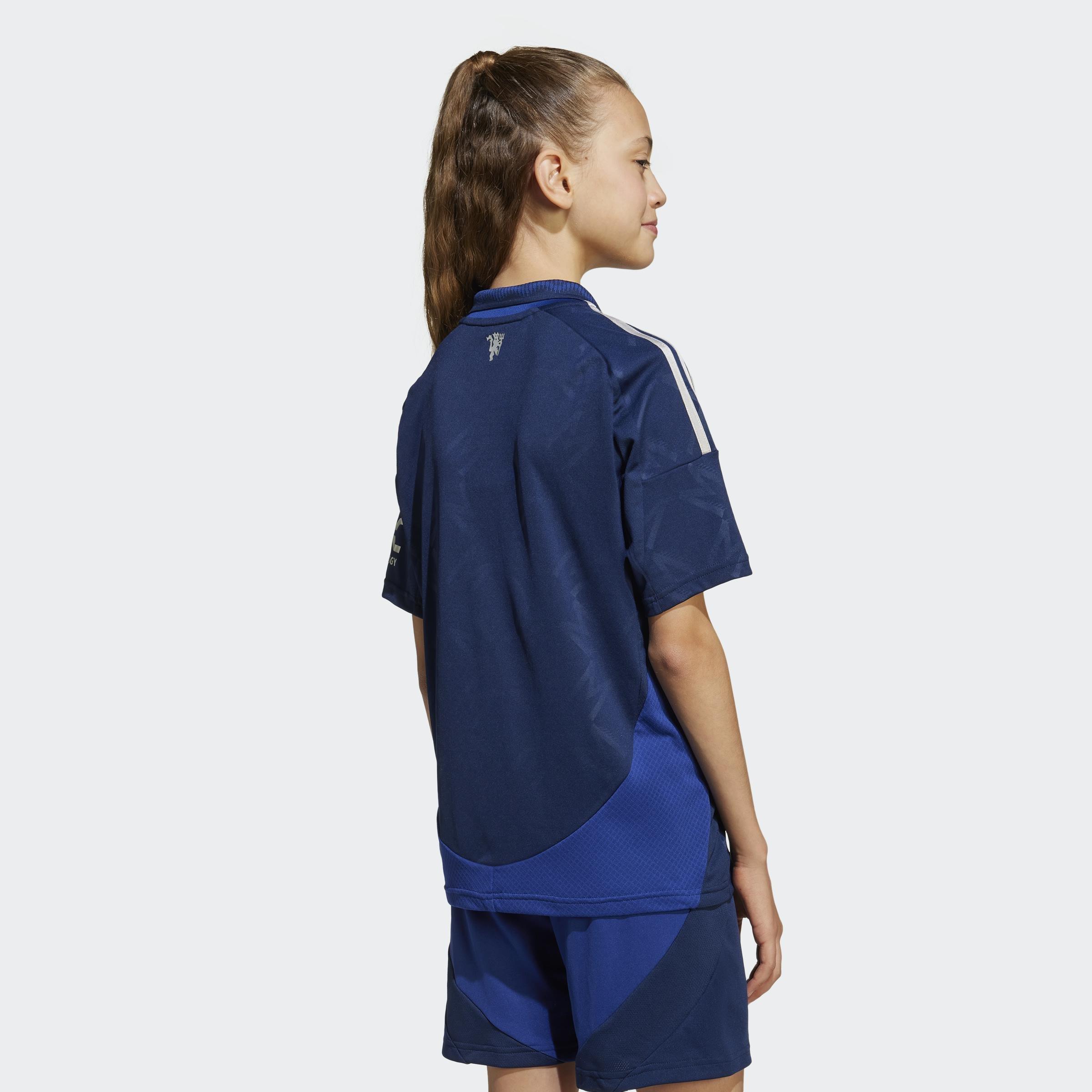 Kids Unisex Manchester United 24/25 Away Jersey, Blue, A901_ONE, large image number 2
