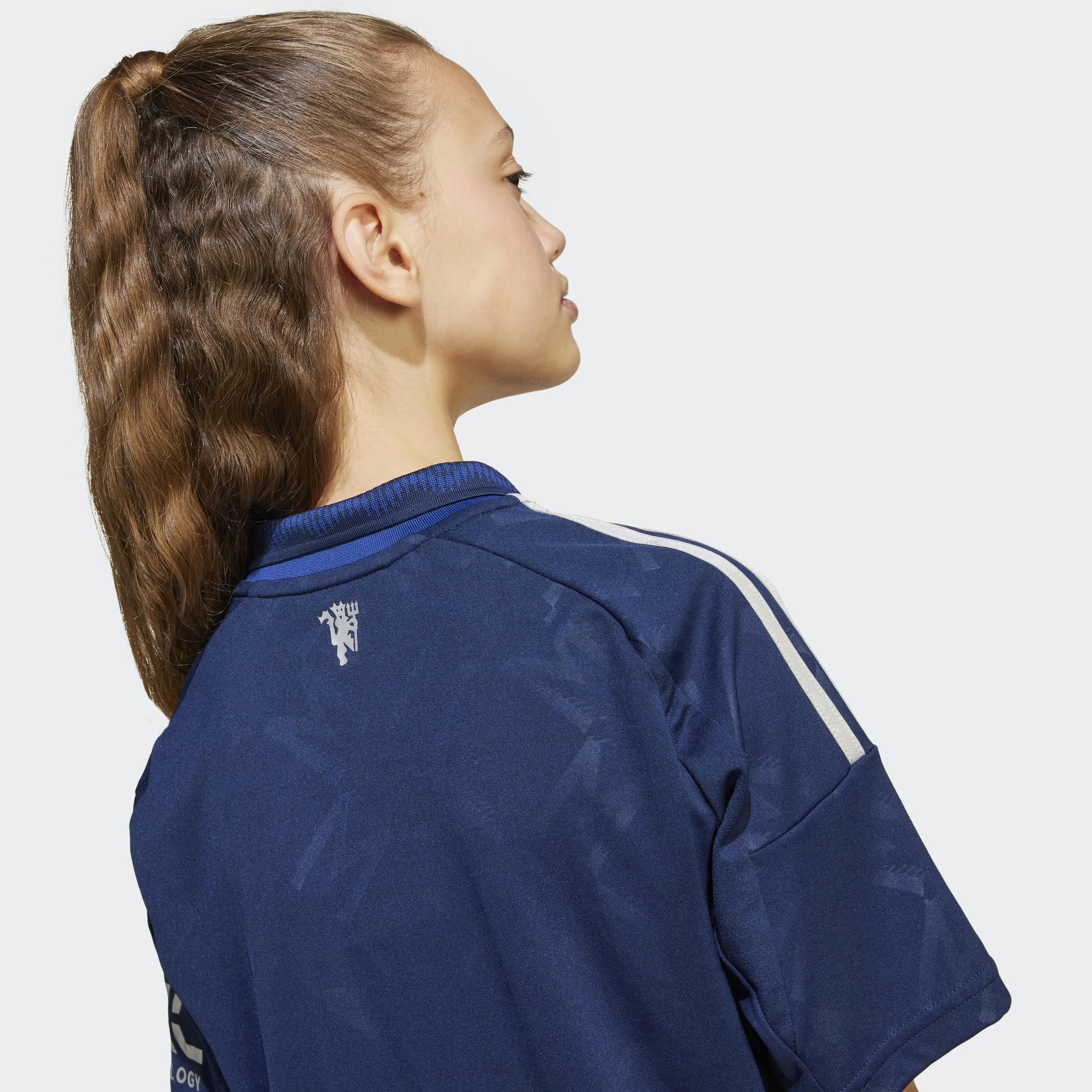 Kids Unisex Manchester United 24/25 Away Jersey, Blue, A901_ONE, large image number 4