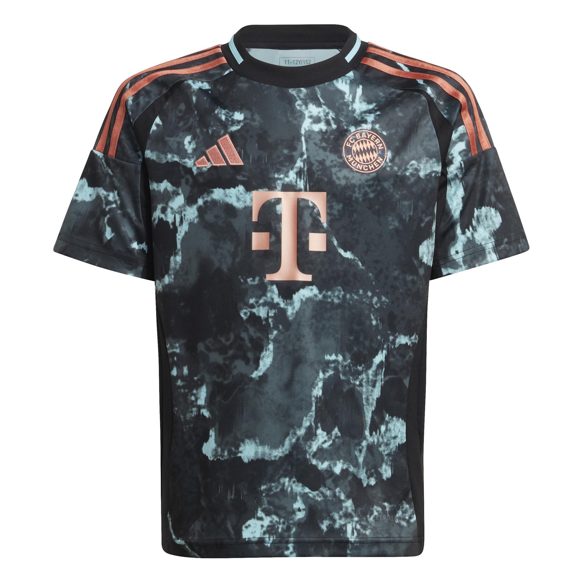 Kids Unisex FC Bayern 24/25 Away Jersey, Black, A901_ONE, large image number 1