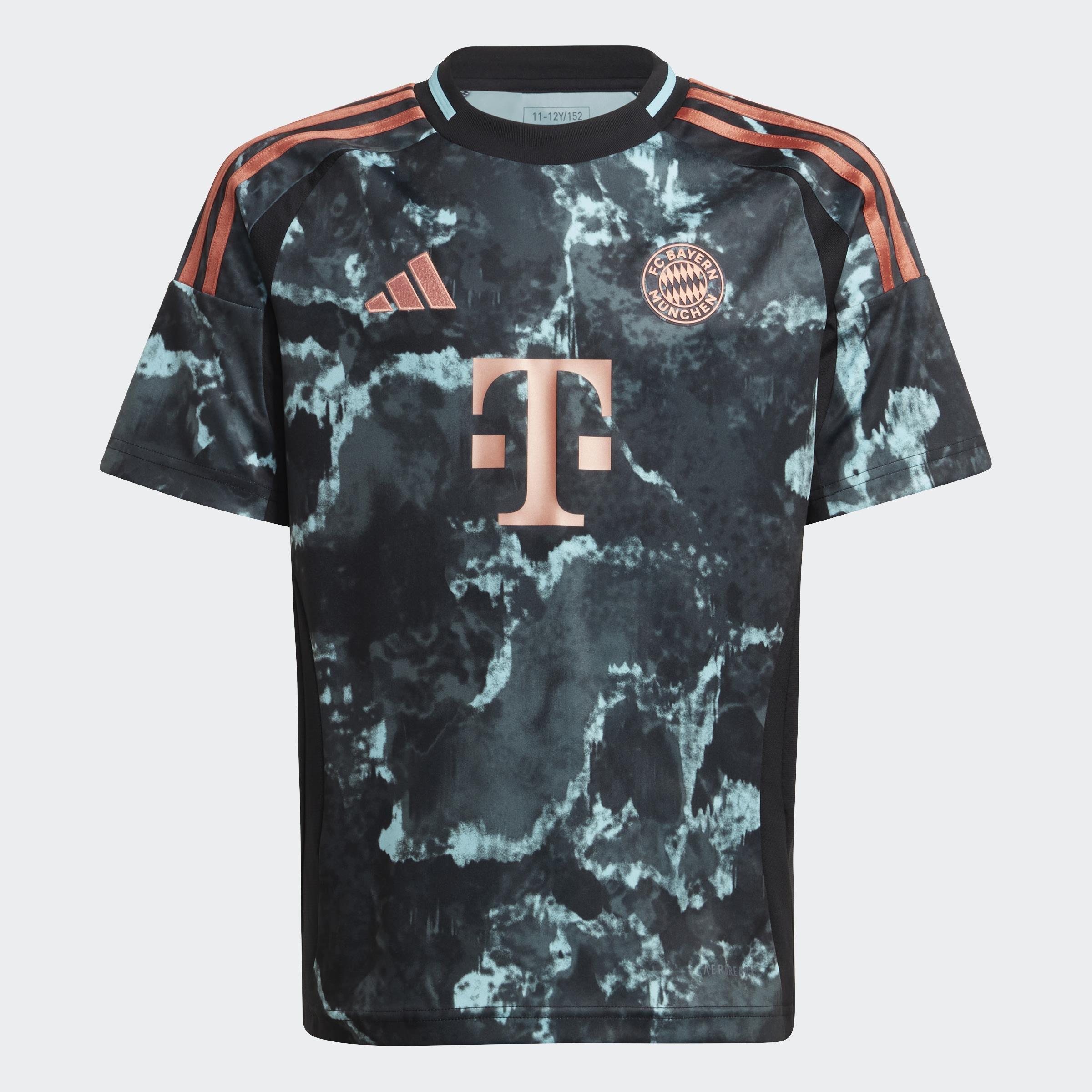 Kids Unisex FC Bayern 24/25 Away Jersey, Black, A901_ONE, large image number 2