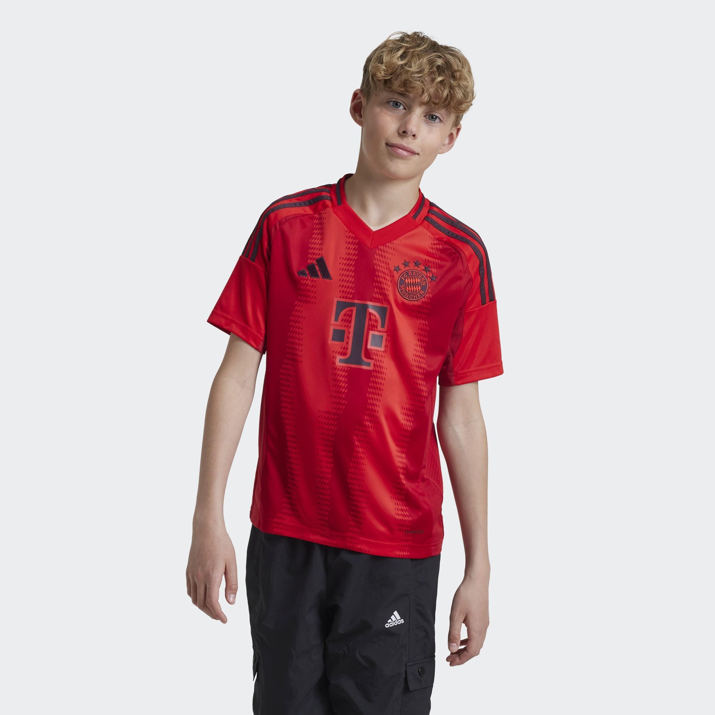 Unisex Kids FC Bayern 24/25 Home Jersey, Red, A901_ONE, large image number 6