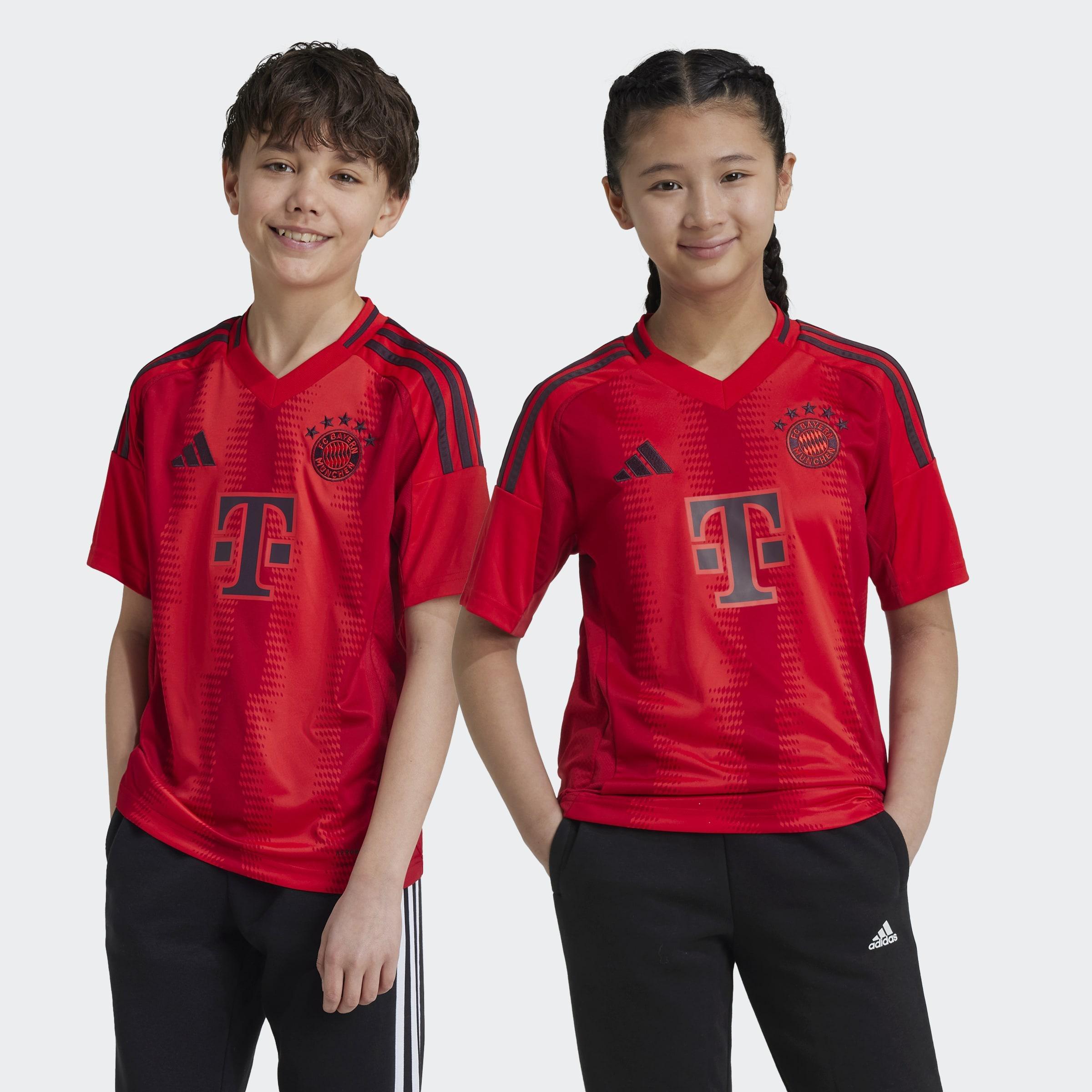 Unisex Kids FC Bayern 24/25 Home Jersey, Red, A901_ONE, large image number 7