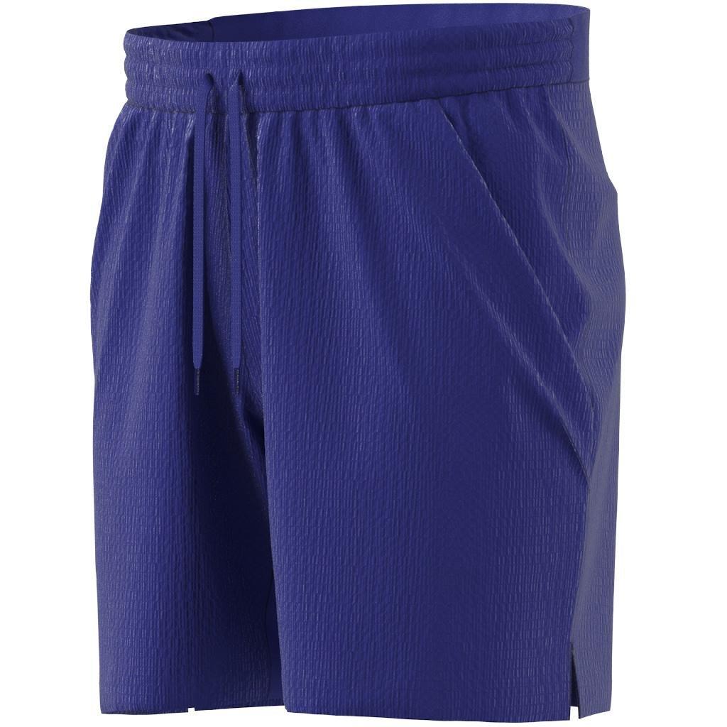Tennis Pro 7-inch Seersucker Shorts, Blue, A901_ONE, large image number 6