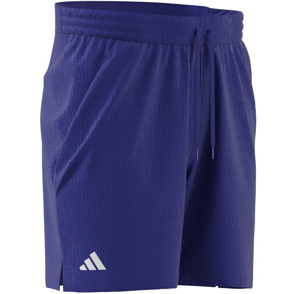 Tennis Pro 7-inch Seersucker Shorts, Blue, A901_ONE, large image number 7