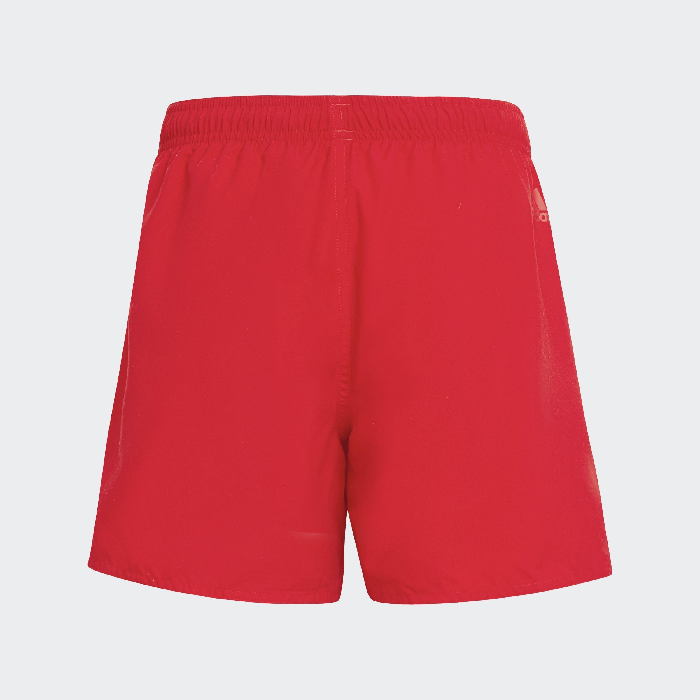 Kids Sportswear Essentials Logo CLX Swim Shorts, Red, A901_ONE, large image number 1