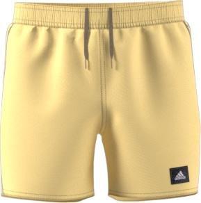 Kids 3-Stripes Swim Shorts, Yellow, , large image number 0