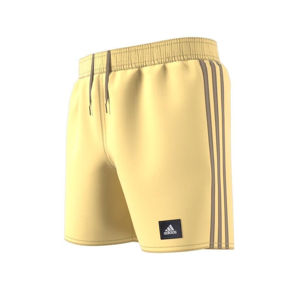 Kids 3-Stripes Swim Shorts, Yellow, , large image number 3