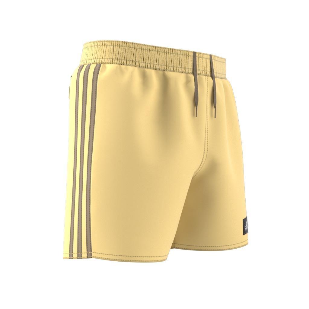 Kids 3-Stripes Swim Shorts, Yellow, , large image number 8