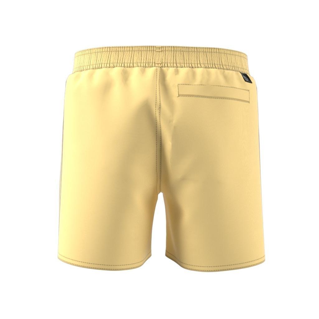 Kids 3-Stripes Swim Shorts, Yellow, , large image number 9