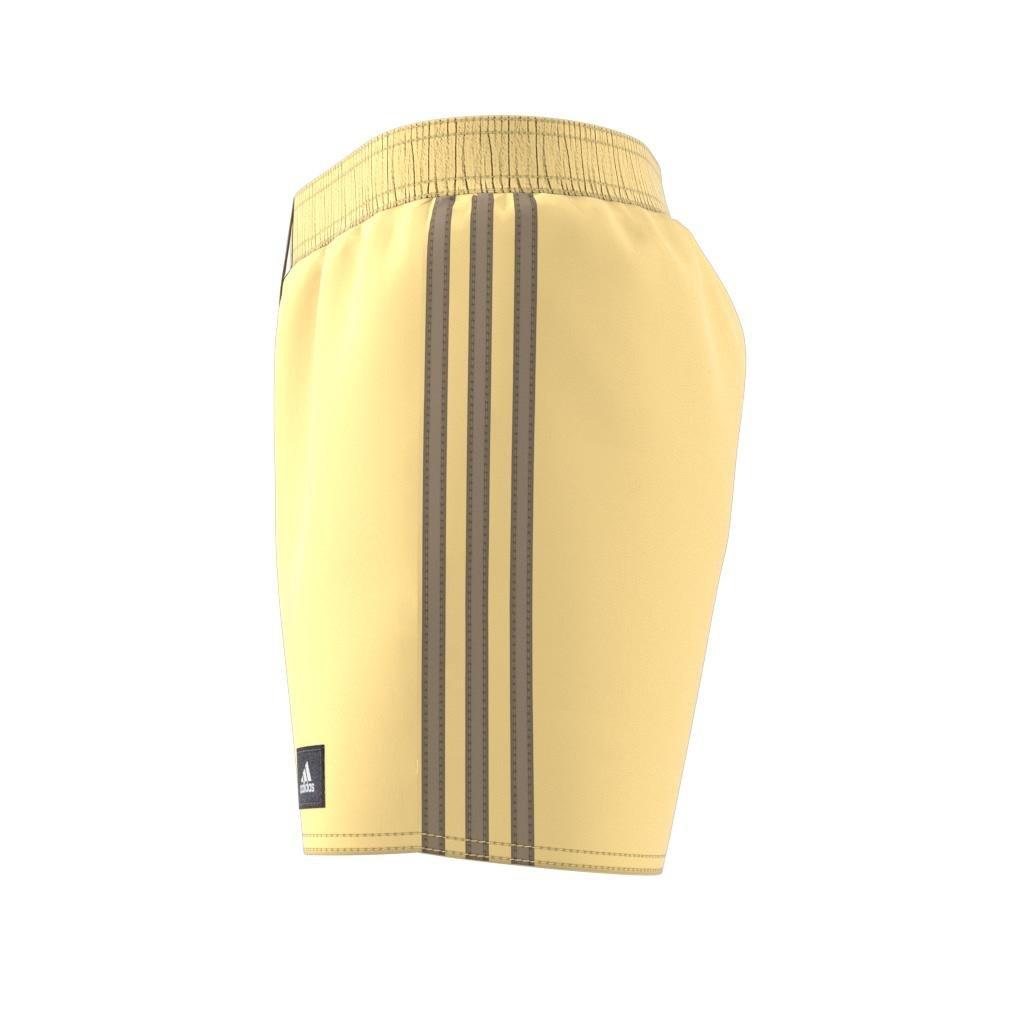 Kids 3-Stripes Swim Shorts, Yellow, , large image number 10