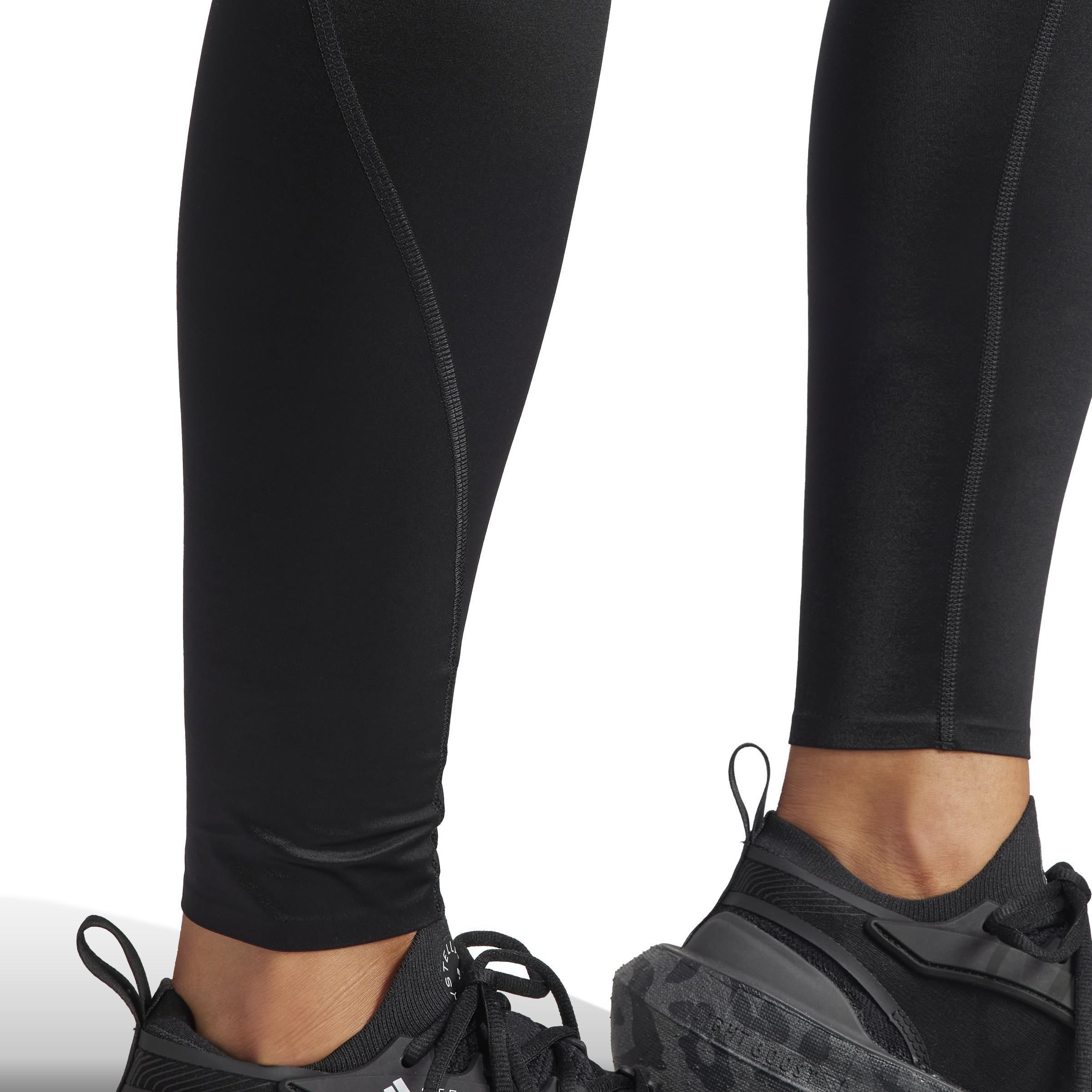 Stella Mccartney Training Shine Leggings, Black, A901_ONE, large image number 4