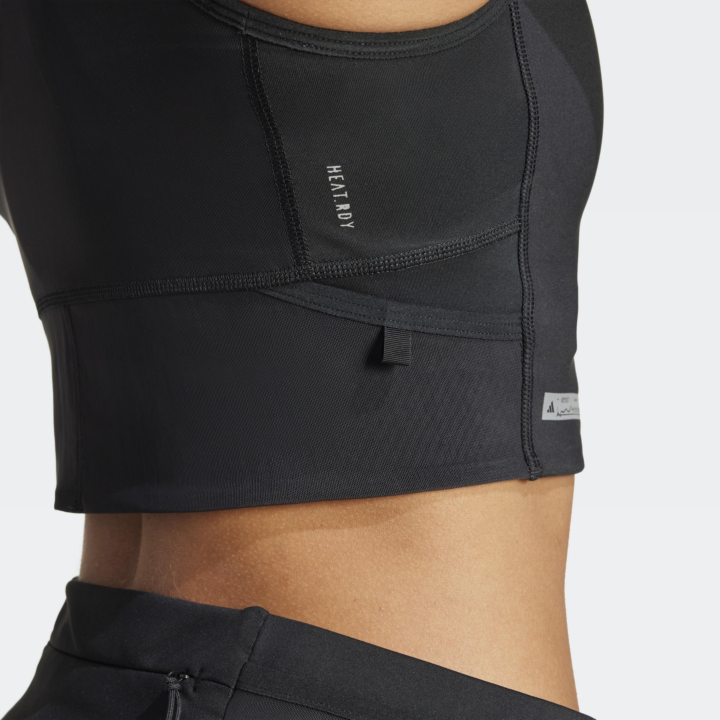 Ultimate Heat.Rdy Crop Long-Sleeve Top, Black, A901_ONE, large image number 4