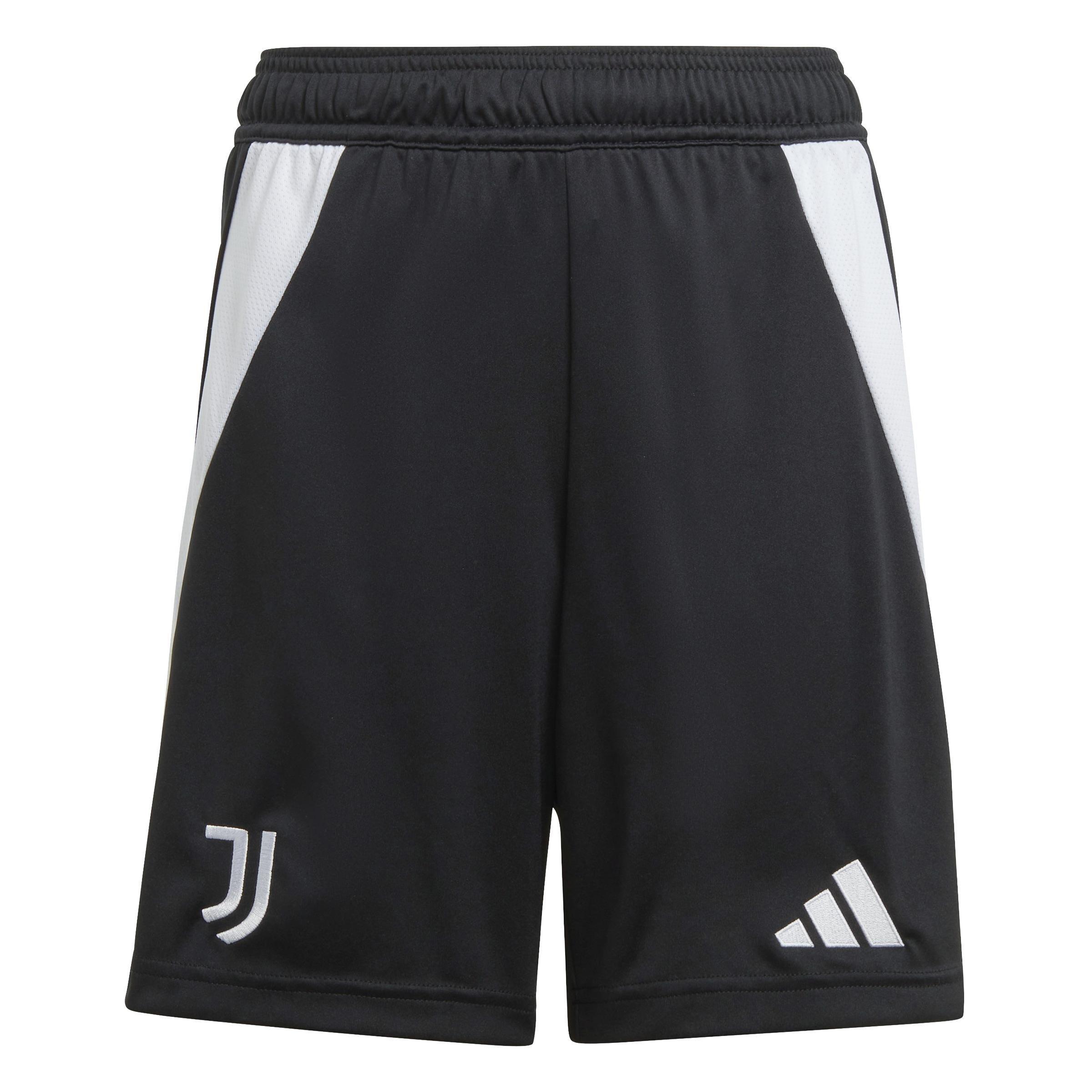 Unisex Kids Juventus 24/25 Home Shorts, Black, A901_ONE, large image number 0