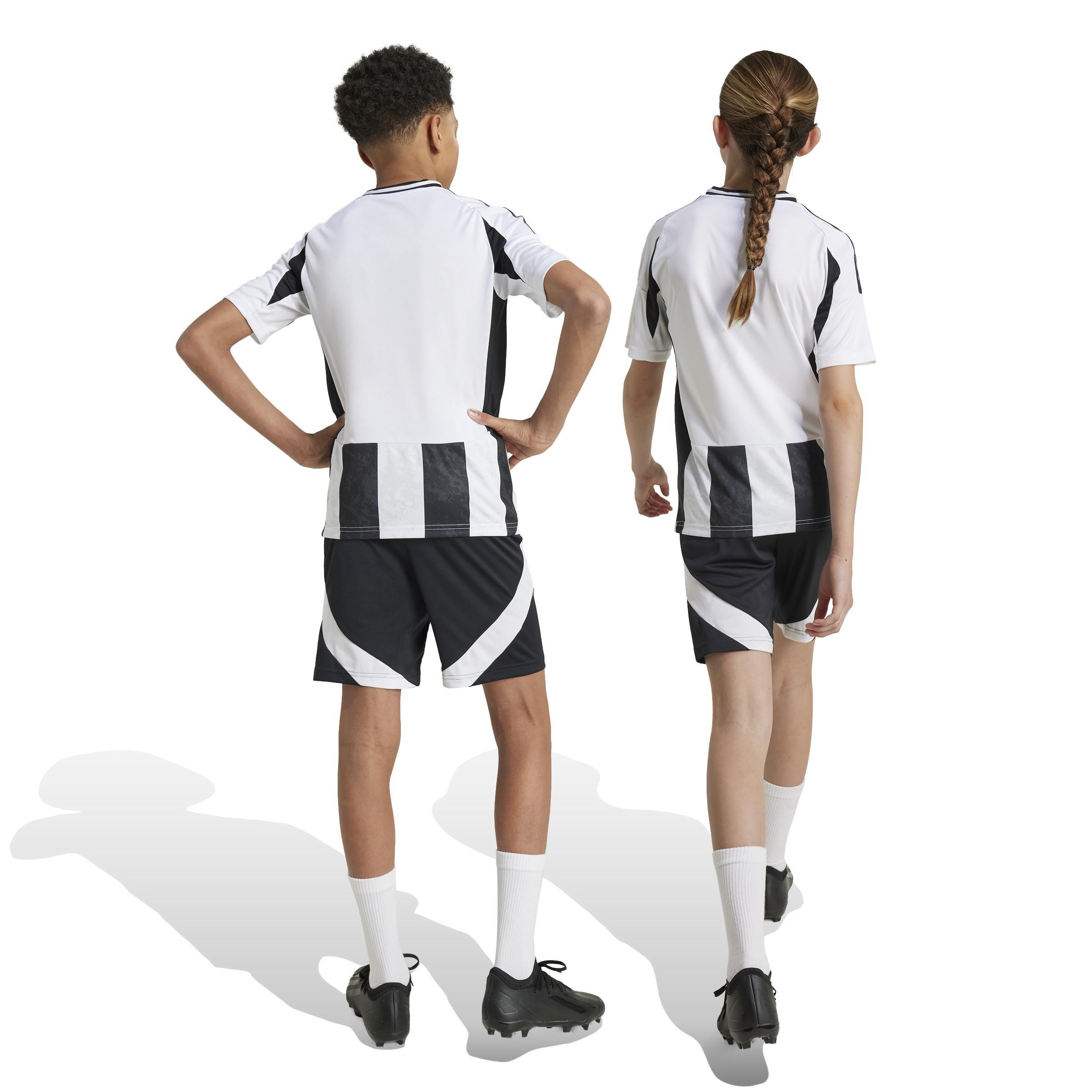 Unisex Kids Juventus 24/25 Home Shorts, Black, A901_ONE, large image number 3