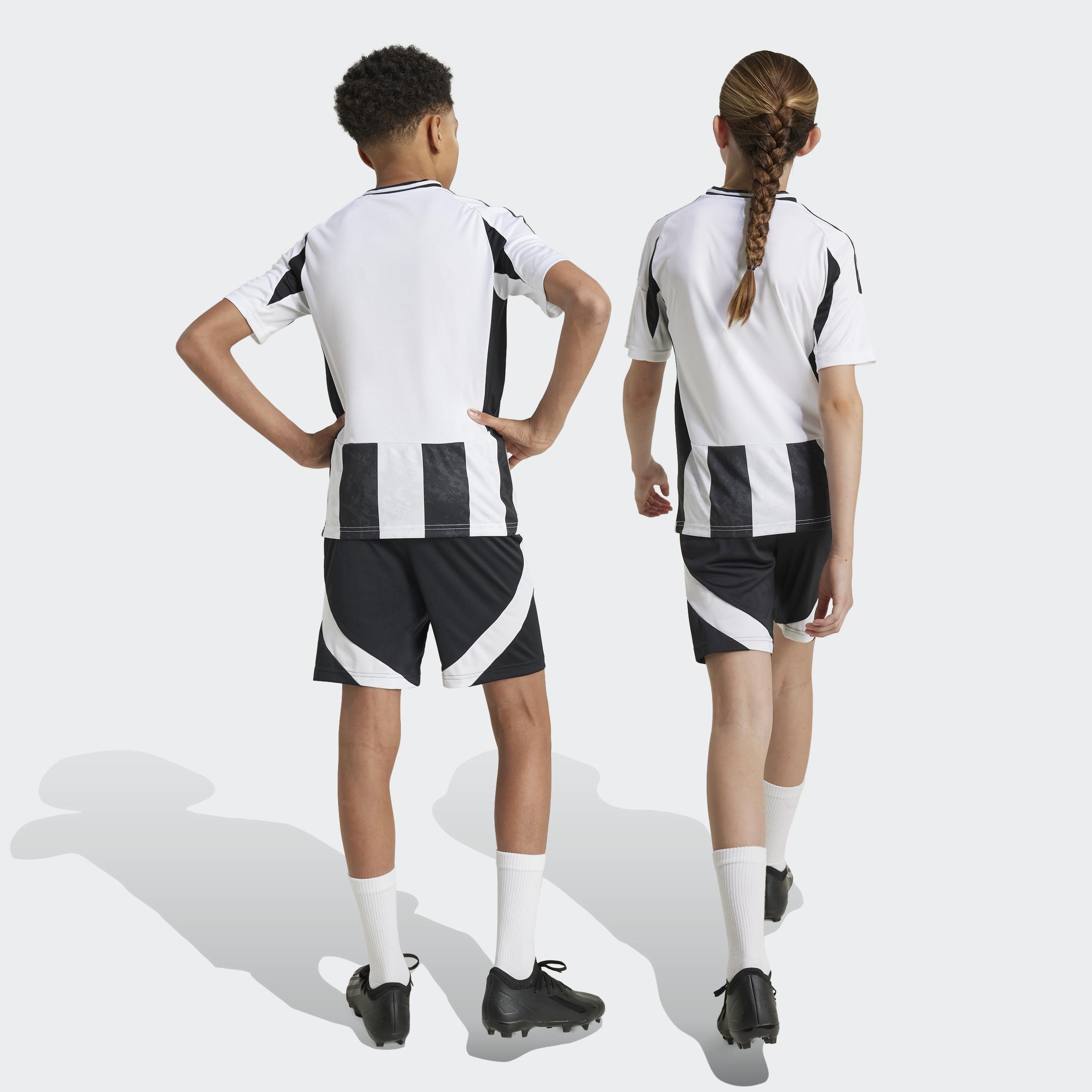 Unisex Kids Juventus 24/25 Home Shorts, Black, A901_ONE, large image number 4