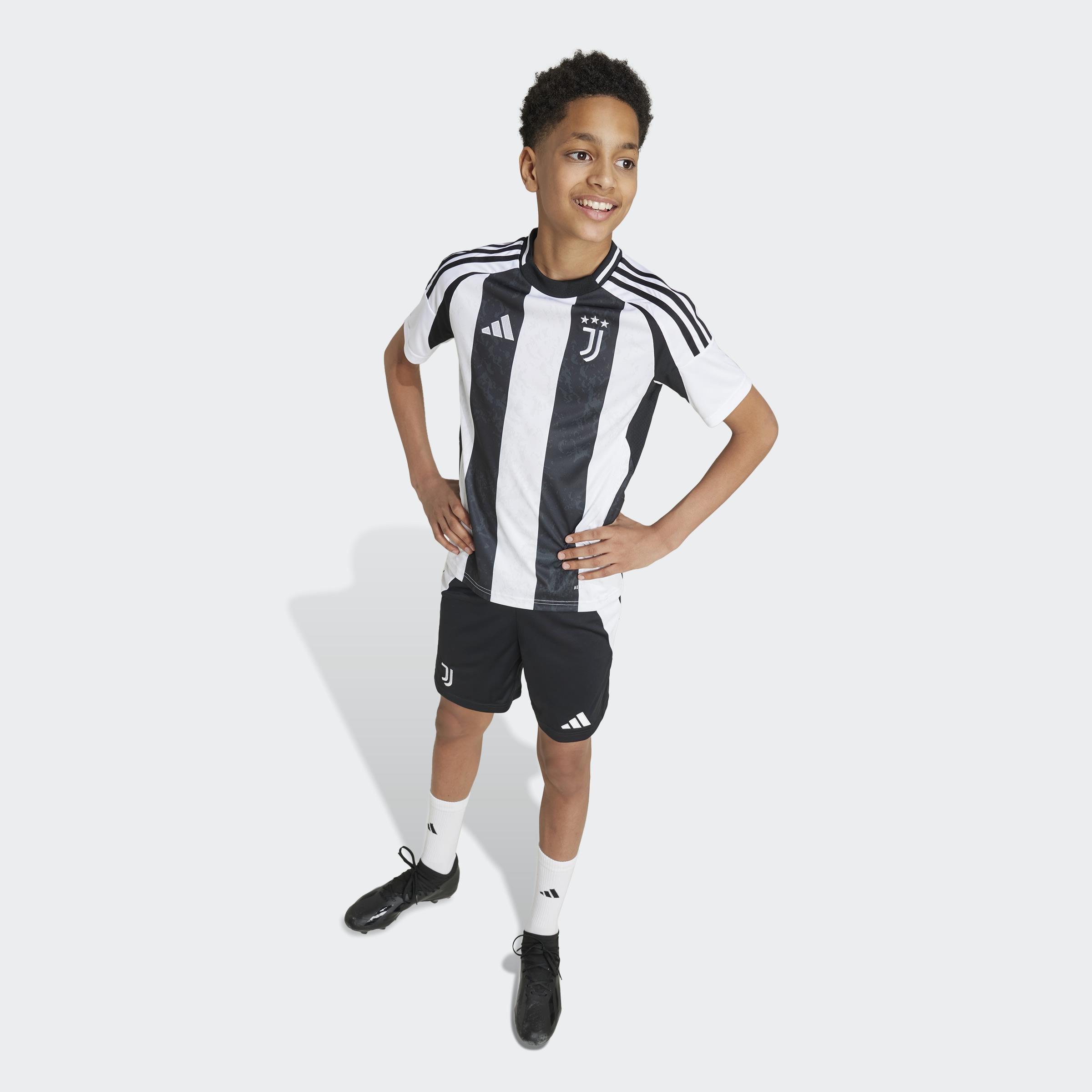 Unisex Kids Juventus 24/25 Home Shorts, Black, A901_ONE, large image number 11