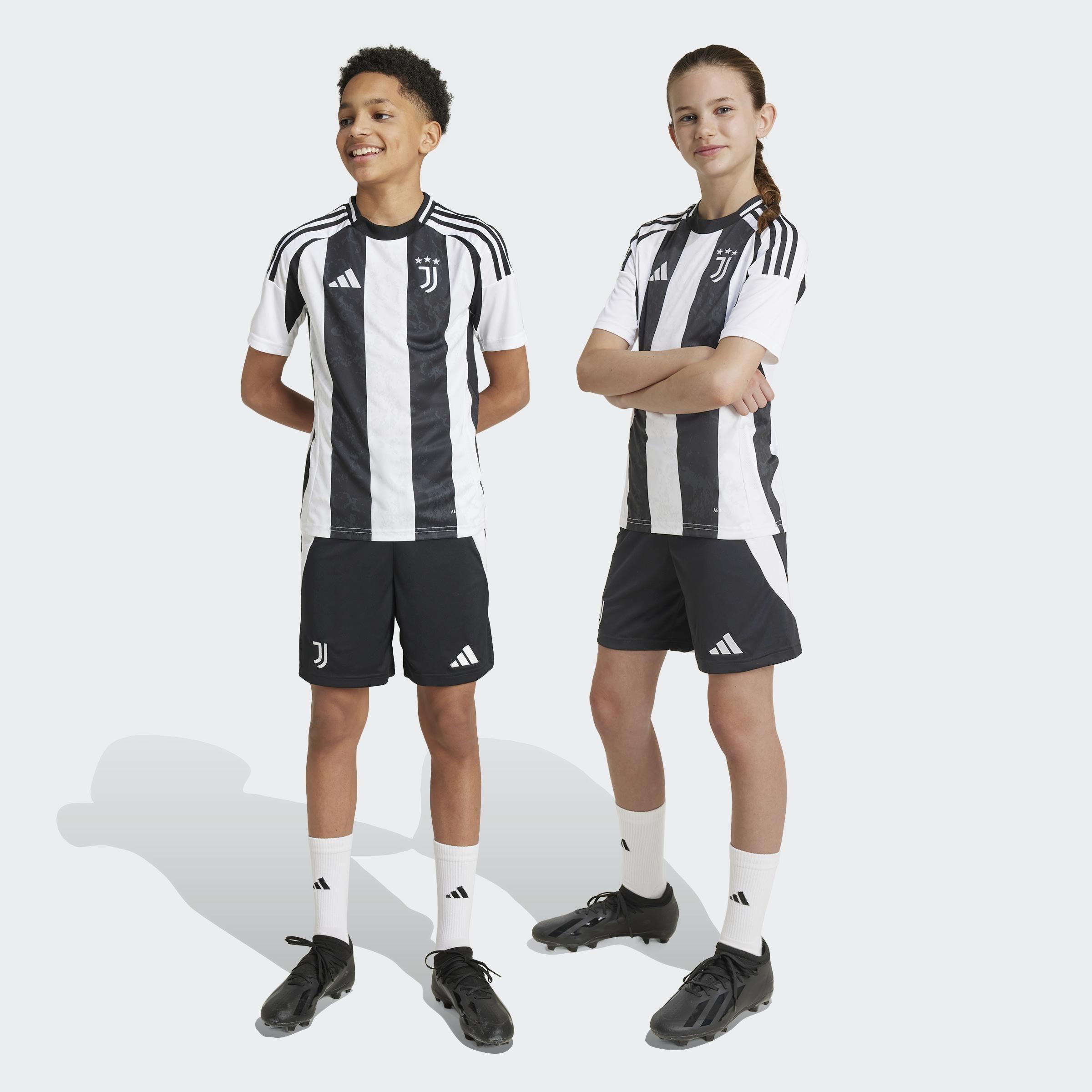Unisex Kids Juventus 24/25 Home Shorts, Black, A901_ONE, large image number 12