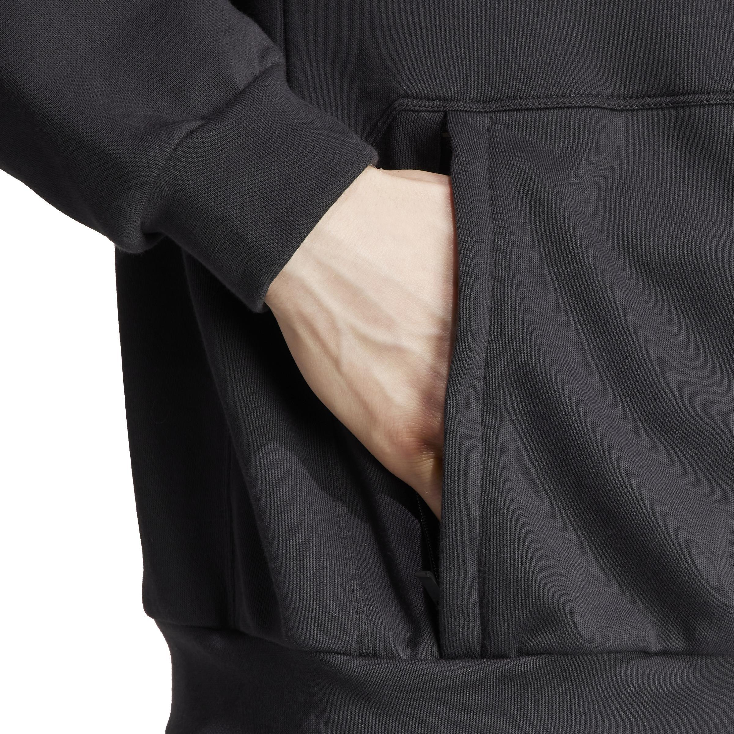 Pump Workout Hoodie, Black, , large image number 5