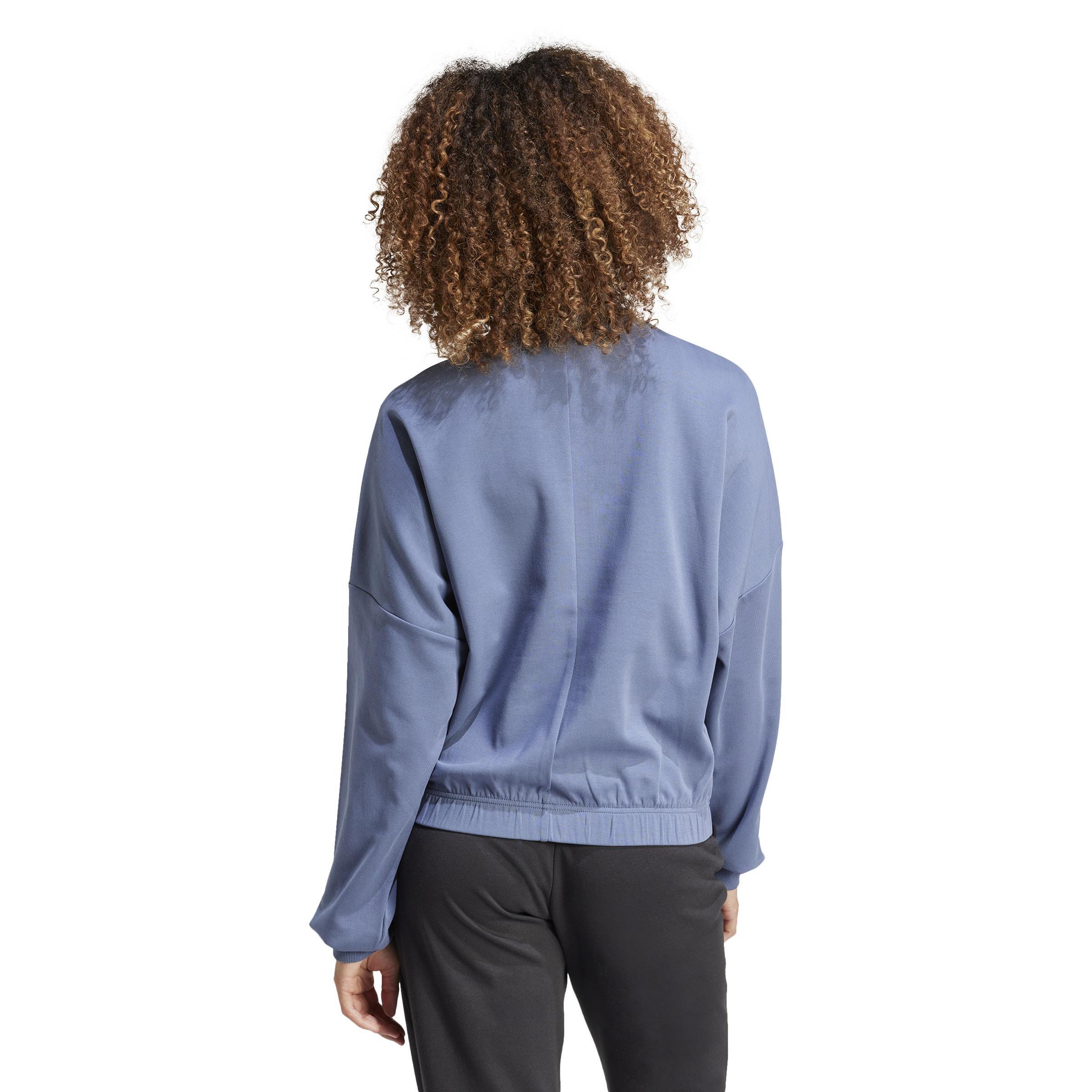 Sportswear Resort Graphic Loose Sweatshirt, Blue, A901_ONE, large image number 3