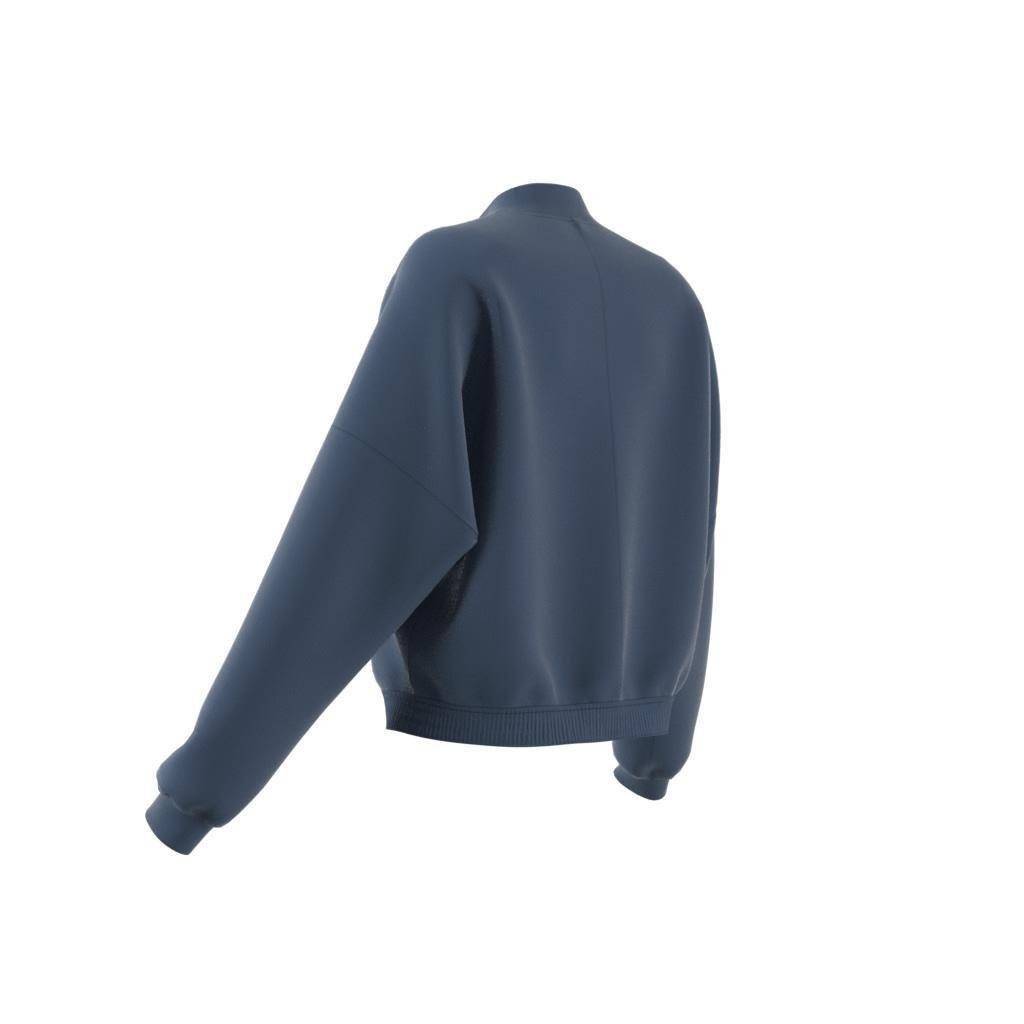 Sportswear Resort Graphic Loose Sweatshirt, Blue, A901_ONE, large image number 12