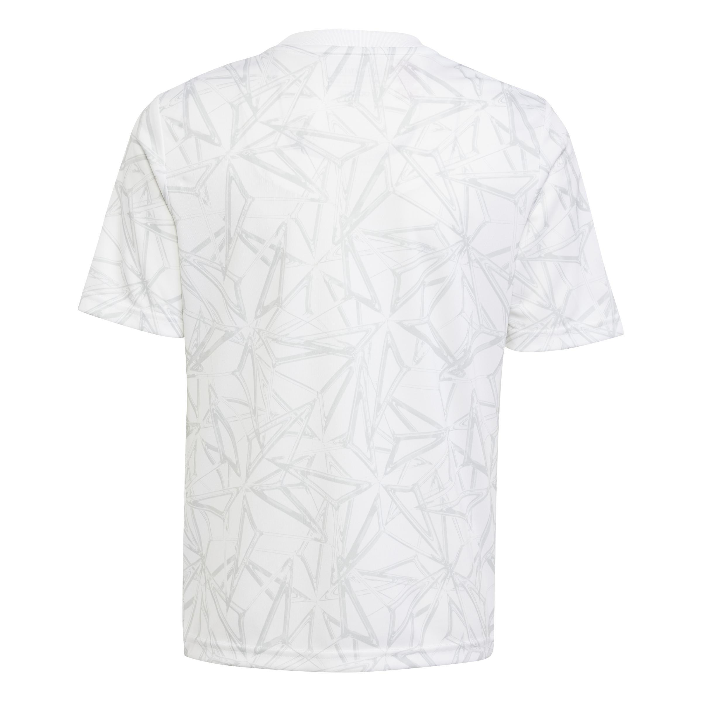 Unisex Kids Real Madrid Pre-Match Jersey, White, A901_ONE, large image number 3