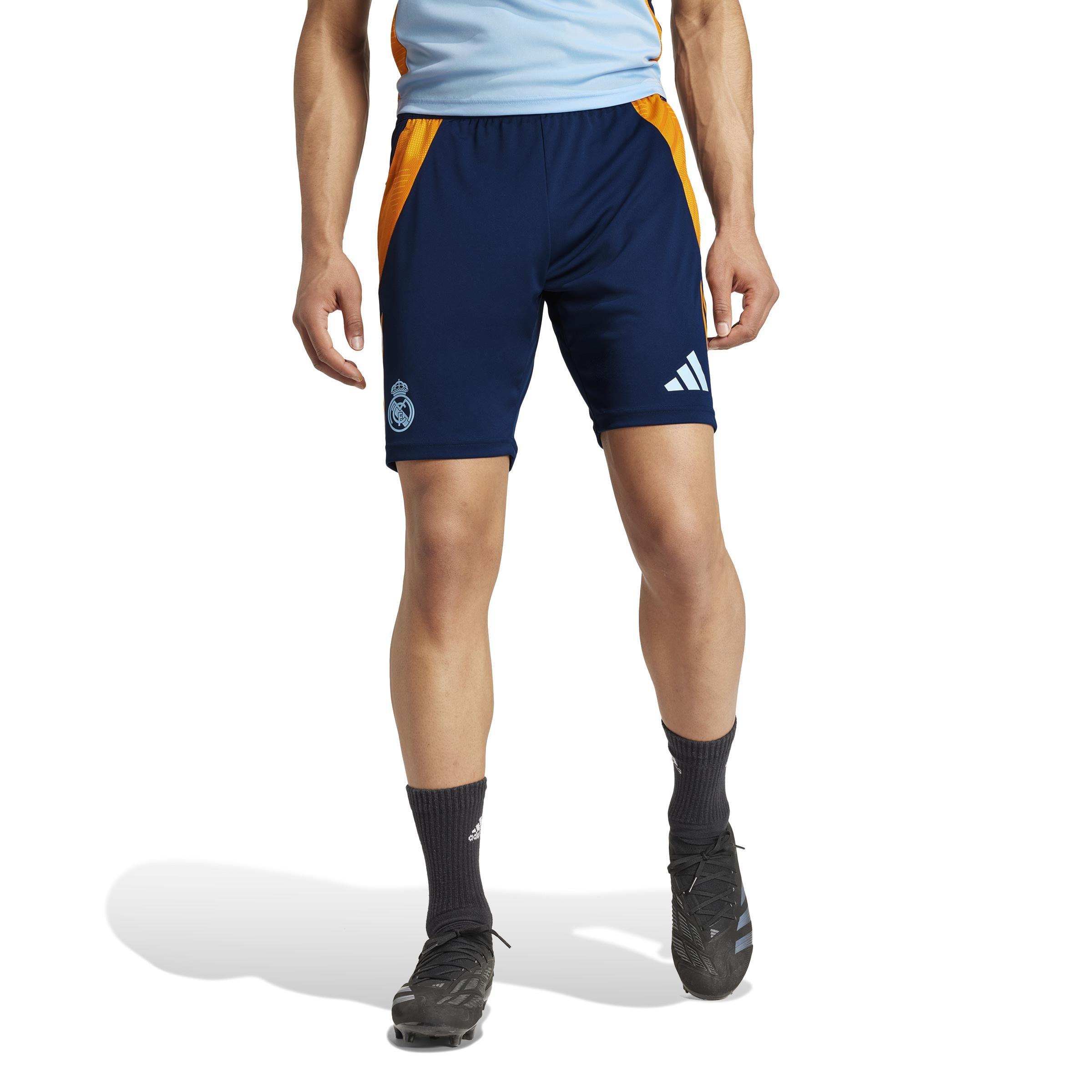 Real Madrid Tiro 24 Competition Training Shorts, Blue, A901_ONE, large image number 7