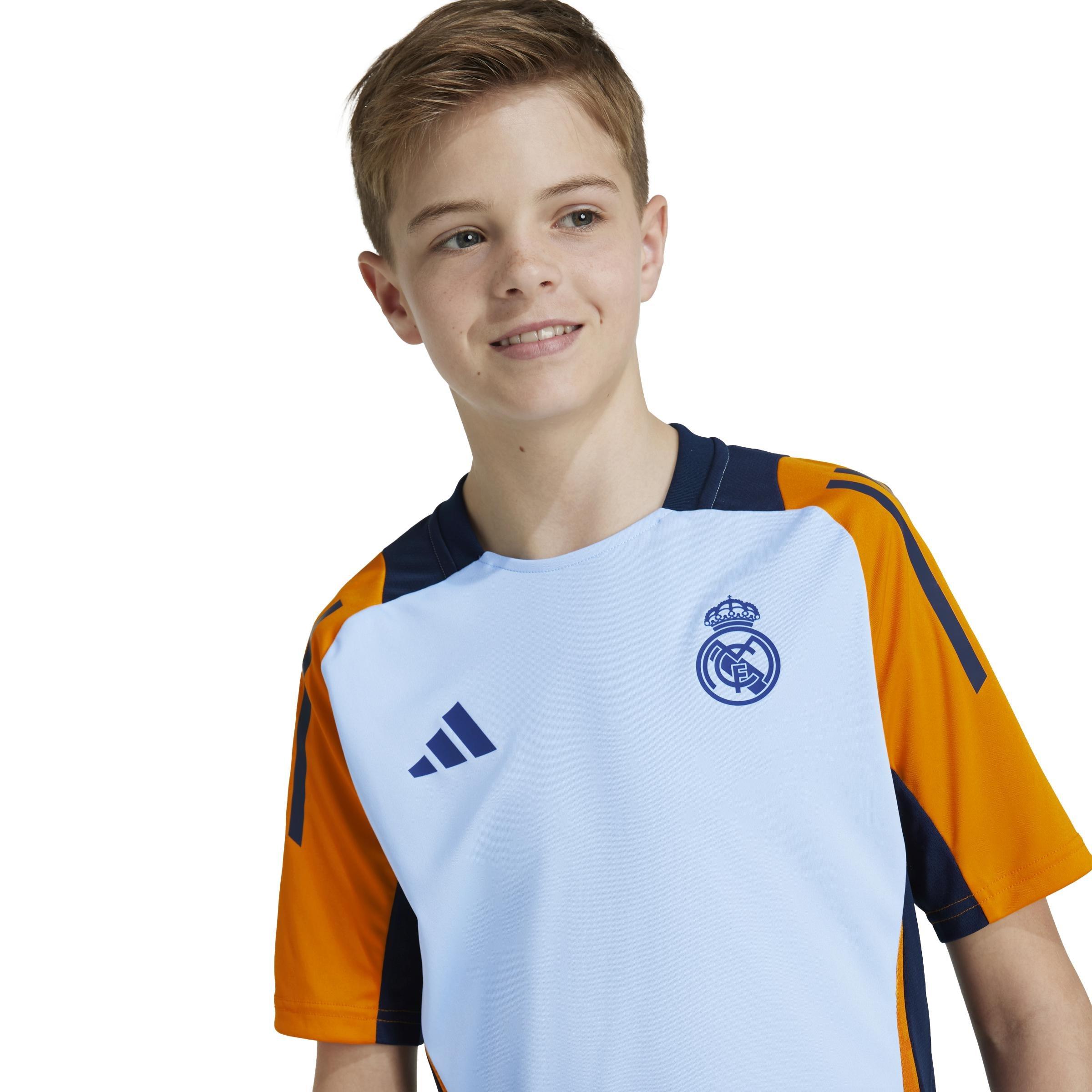 Unisex Kids Real Madrid Tiro 24 Competition Training Jersey, Blue, , large image number 4