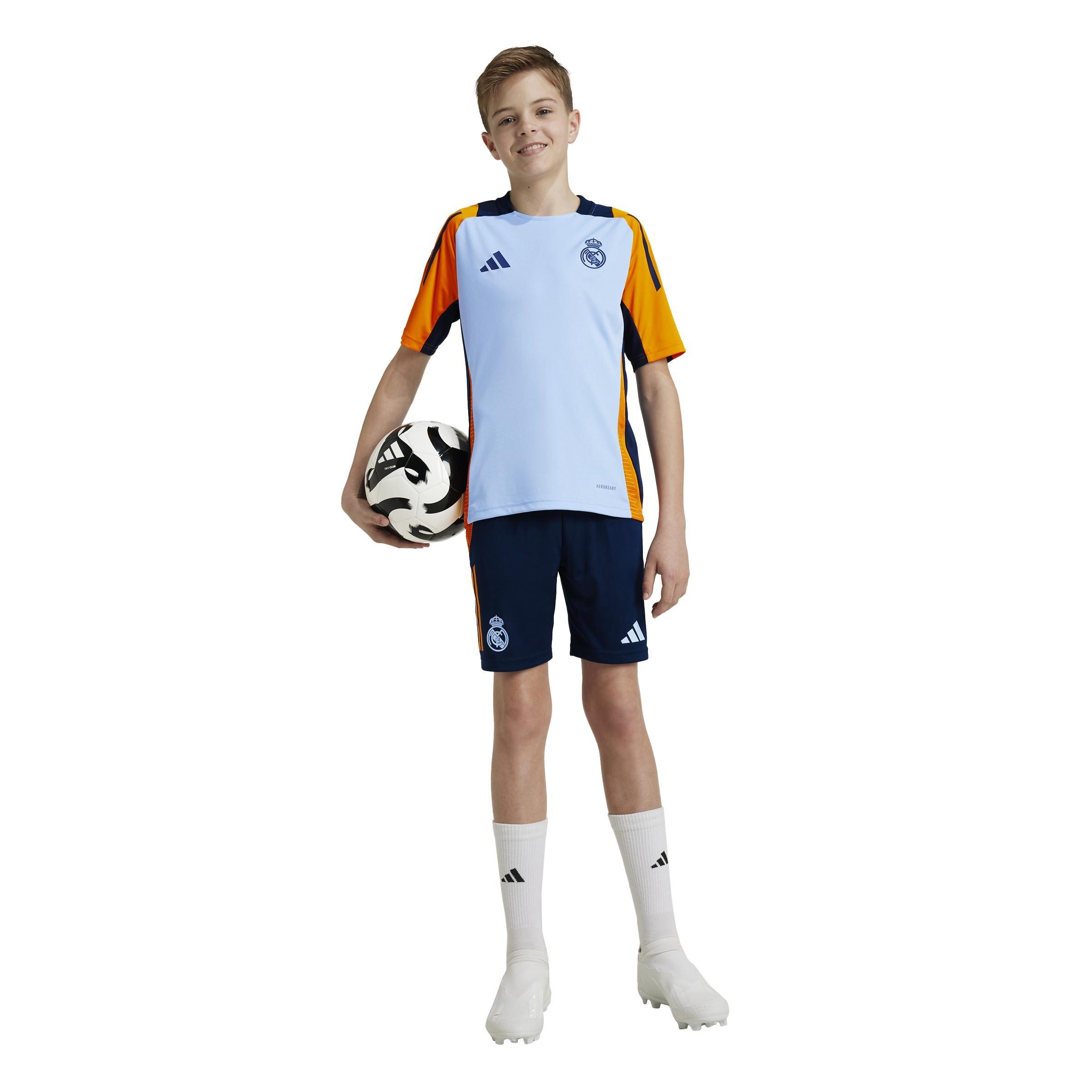 Unisex Kids Real Madrid Tiro 24 Competition Training Jersey, Blue, , large image number 7