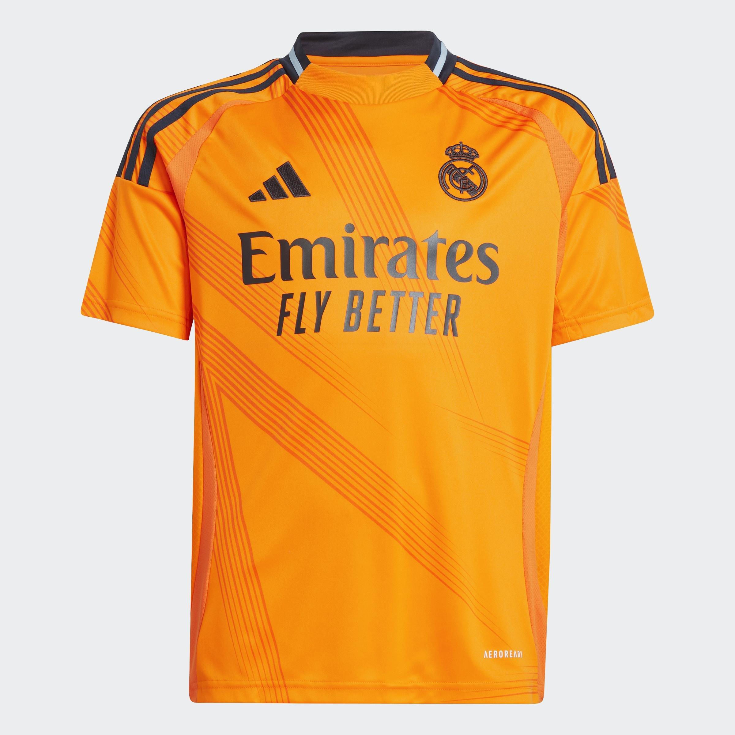 Kids Real Madrid 24/25 Away Jersey, Orange, A901_ONE, large image number 2