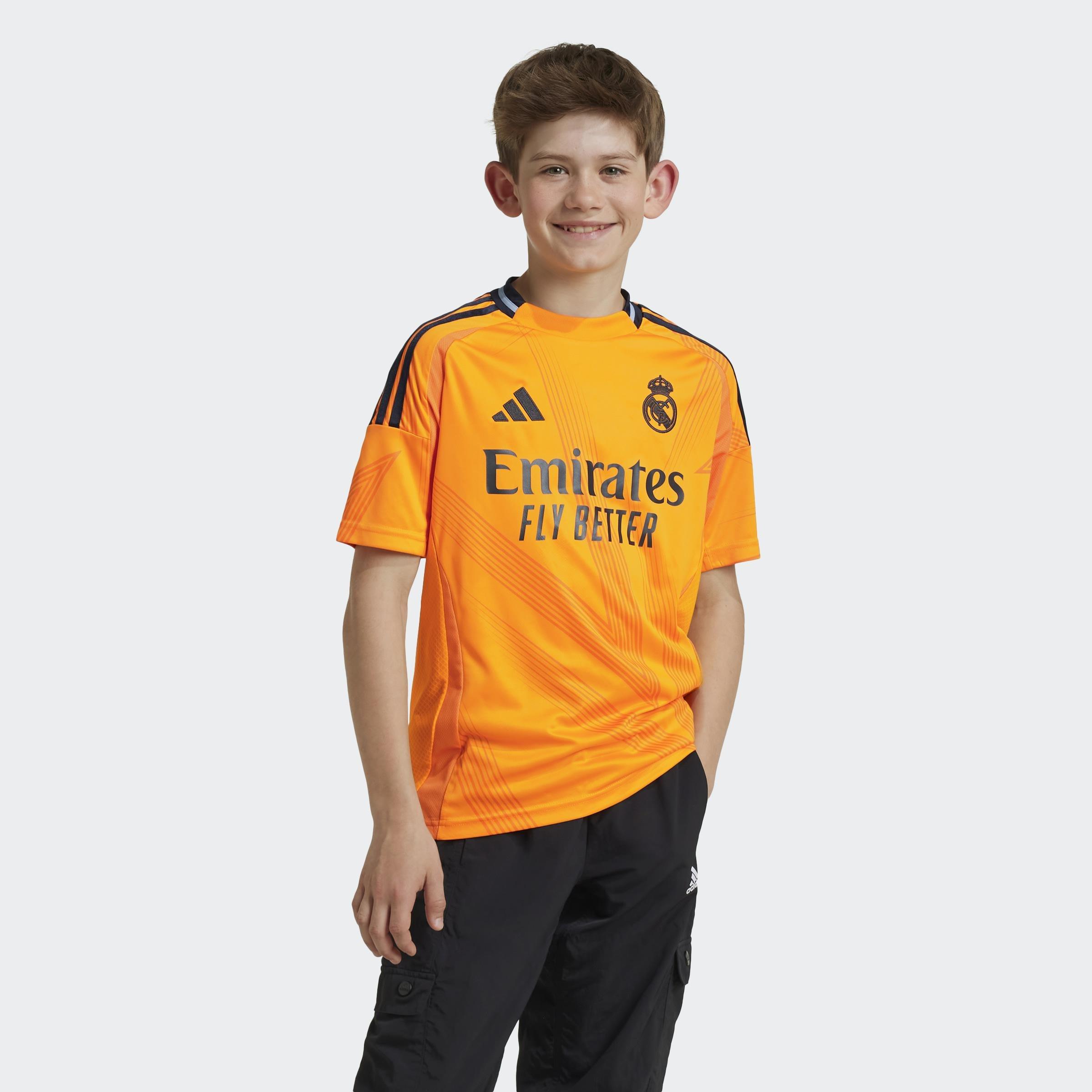 Kids Real Madrid 24/25 Away Jersey, Orange, A901_ONE, large image number 14