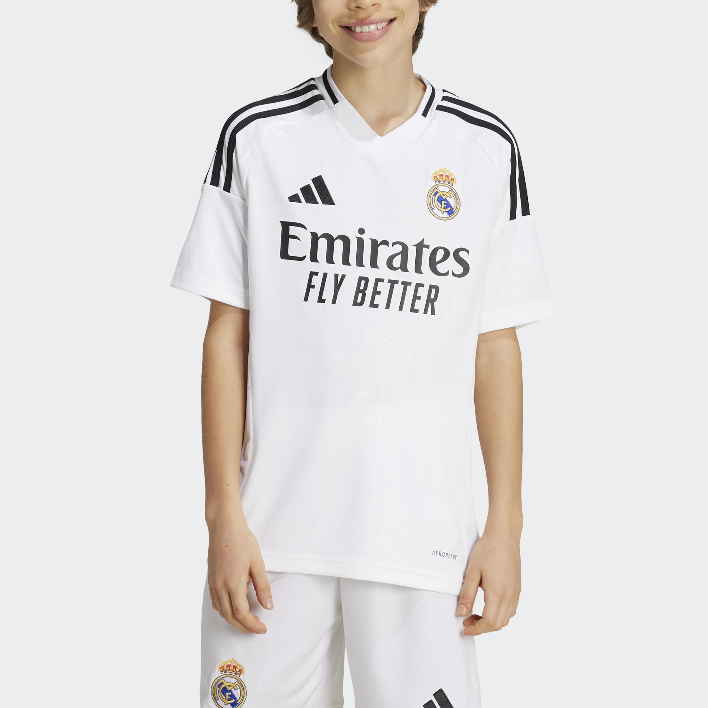 Kids Real Madrid 24/25 Home Jersey, White