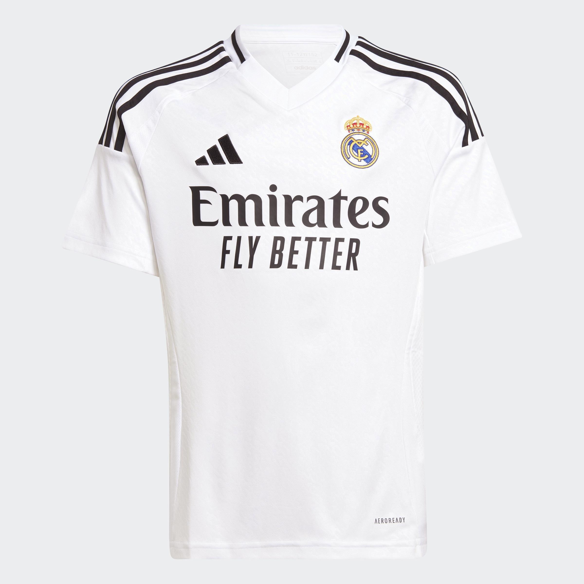 Kids Real Madrid 24/25 Home Jersey, White