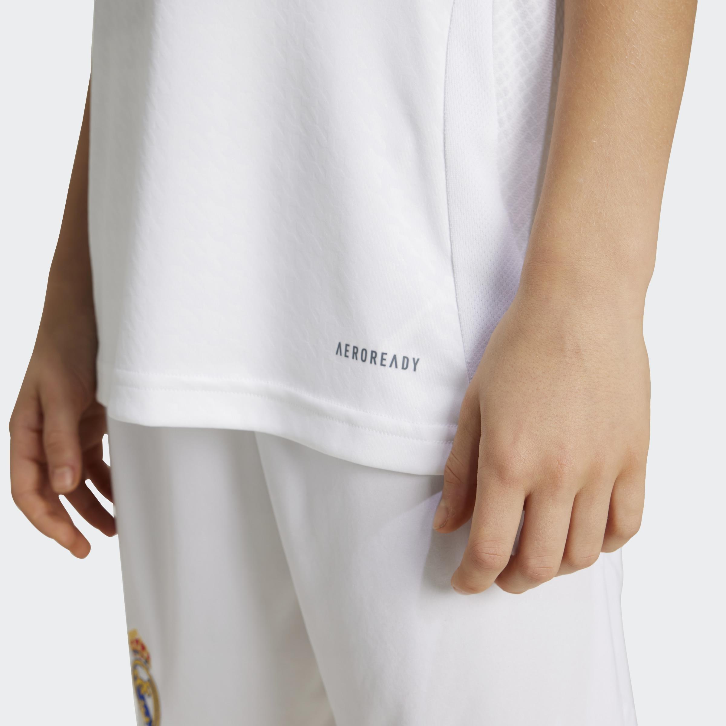 Kids Real Madrid 24/25 Home Jersey, White, A901_ONE, large image number 5