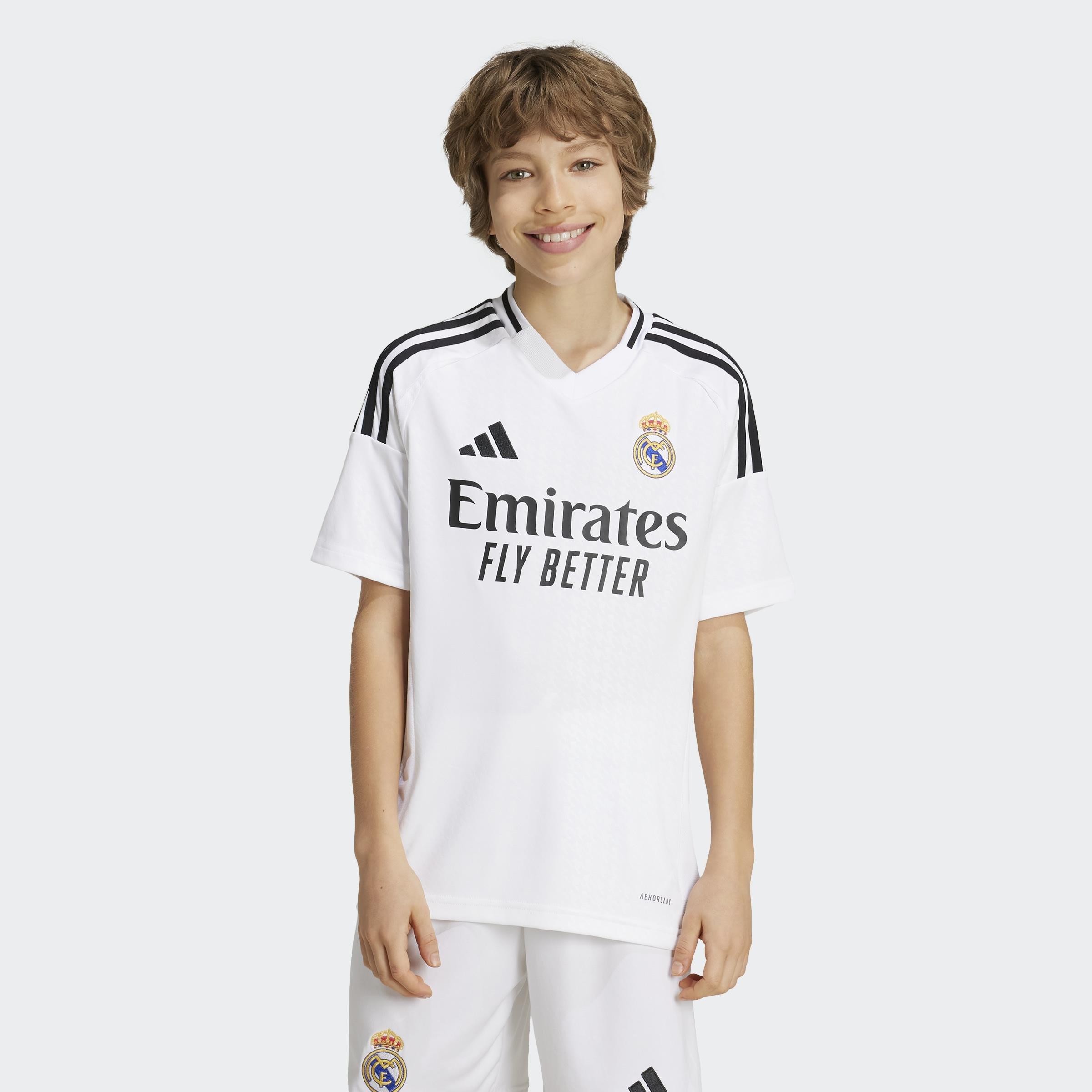 Kids Real Madrid 24/25 Home Jersey, White, A901_ONE, large image number 7