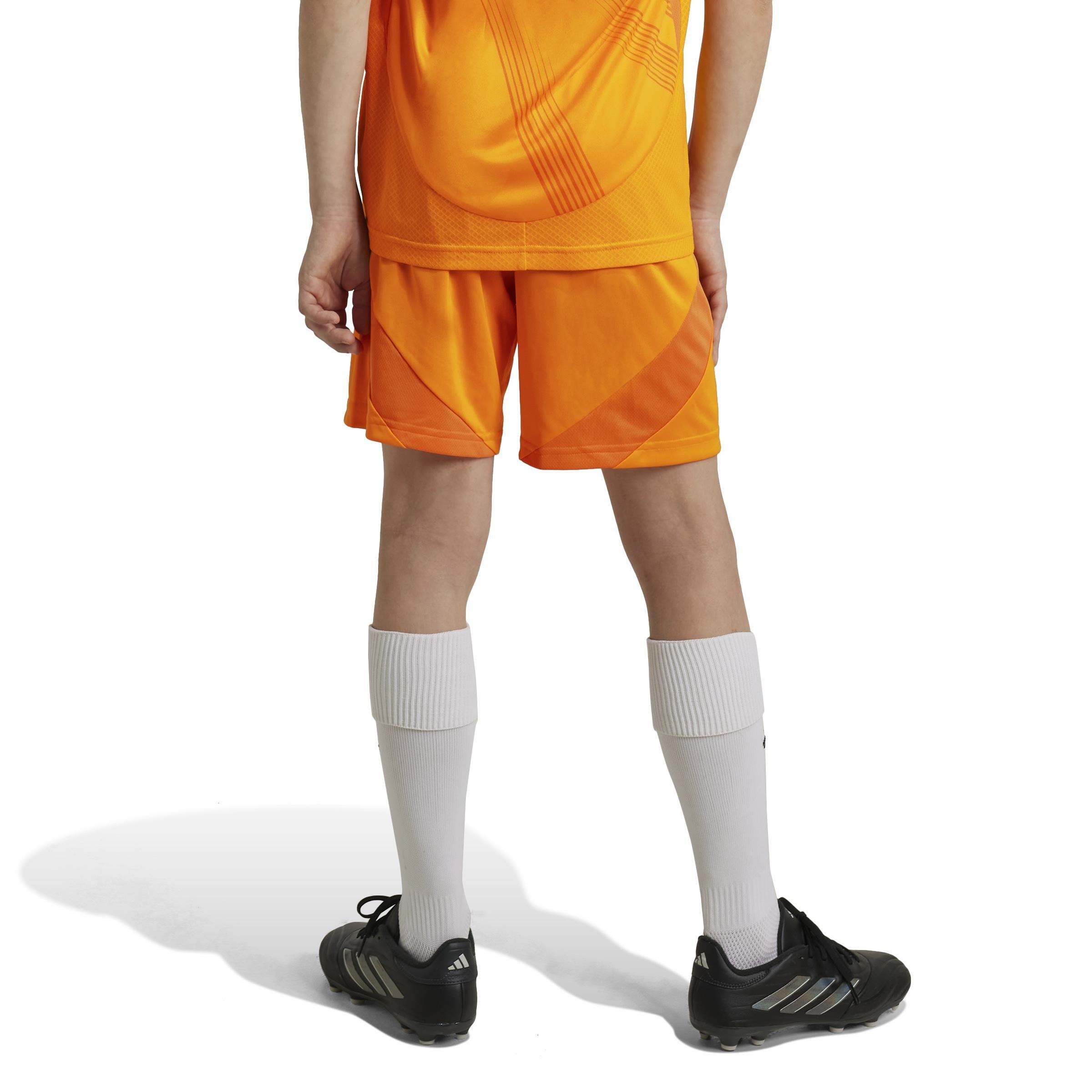 Kids Real Madrid 24/25 Away Shorts, Orange, , large image number 2